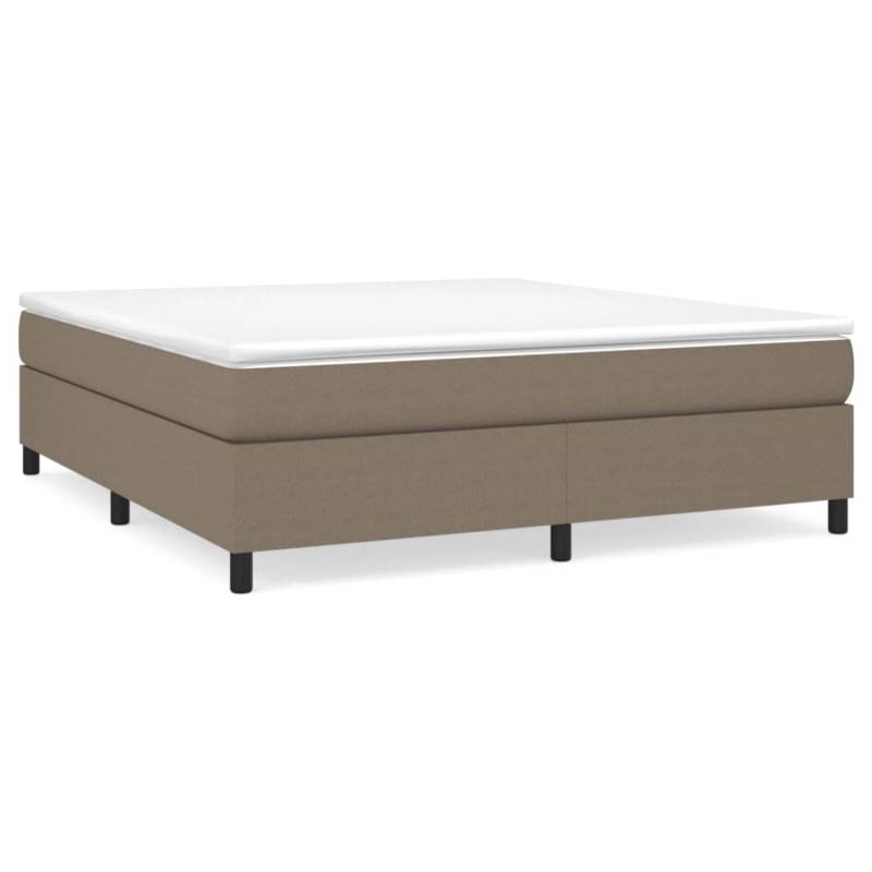 vidaXL Boxspringbett Taupe 180x200 cm Stoff1368252 von VIDAXL