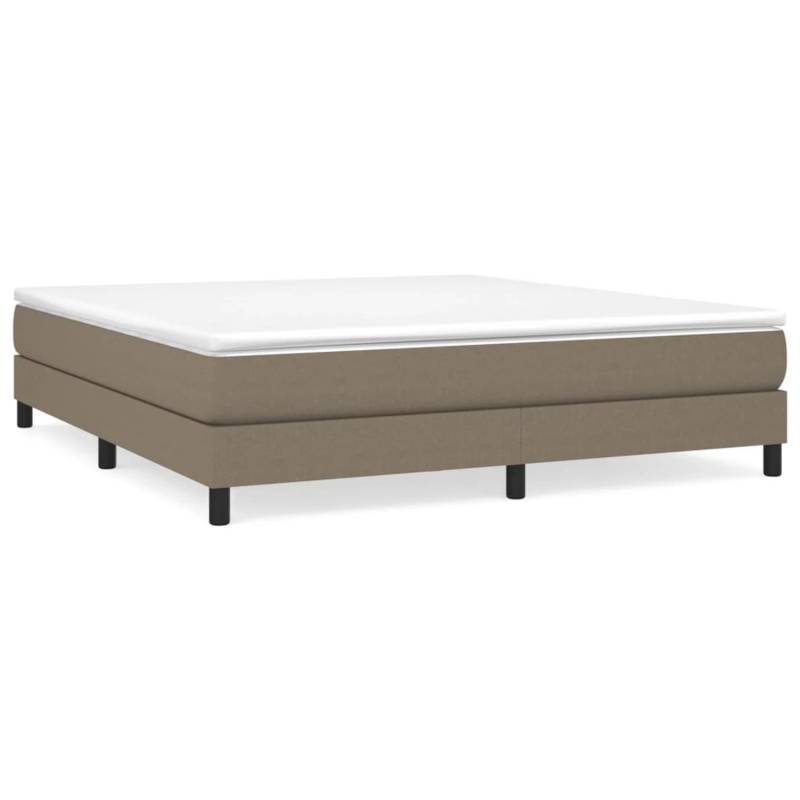 vidaXL Boxspringbett Taupe 180x200 cm Stoff1371203 von VIDAXL