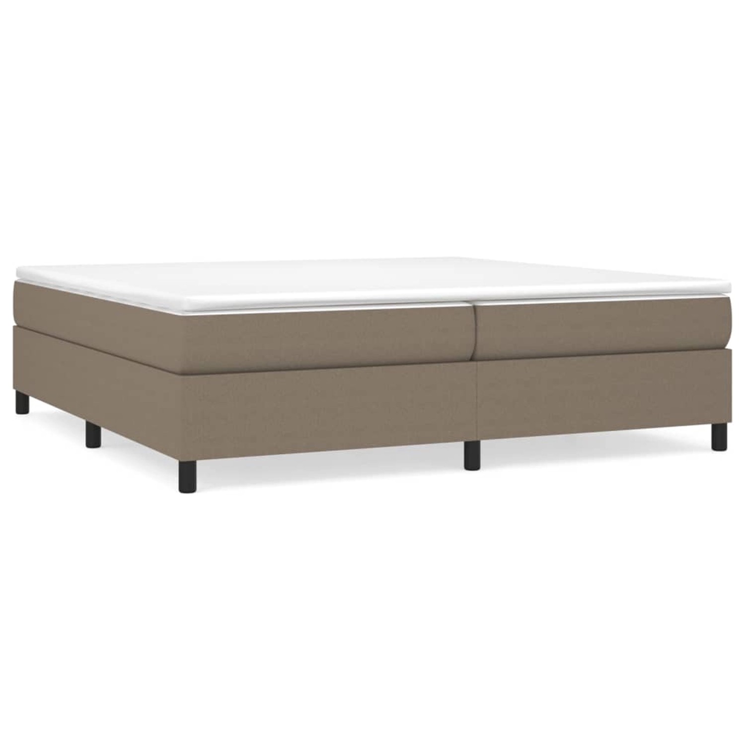 vidaXL Boxspringbett Taupe 200x200 cm Stoff1347648 vidaXL Boxspringbett Taupe 200x200 cm Stoff1347648 von VIDAXL