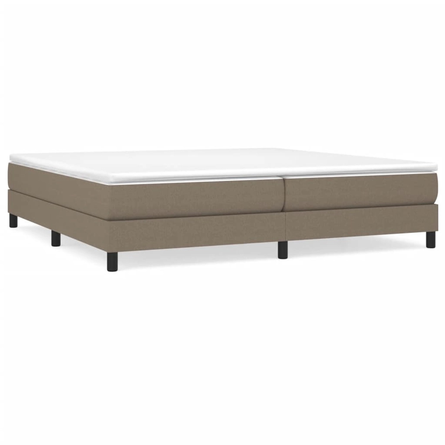 vidaXL Boxspringbett Taupe 200x200 cm Stoff1368443 vidaXL Boxspringbett Taupe 200x200 cm Stoff1368443 von VIDAXL