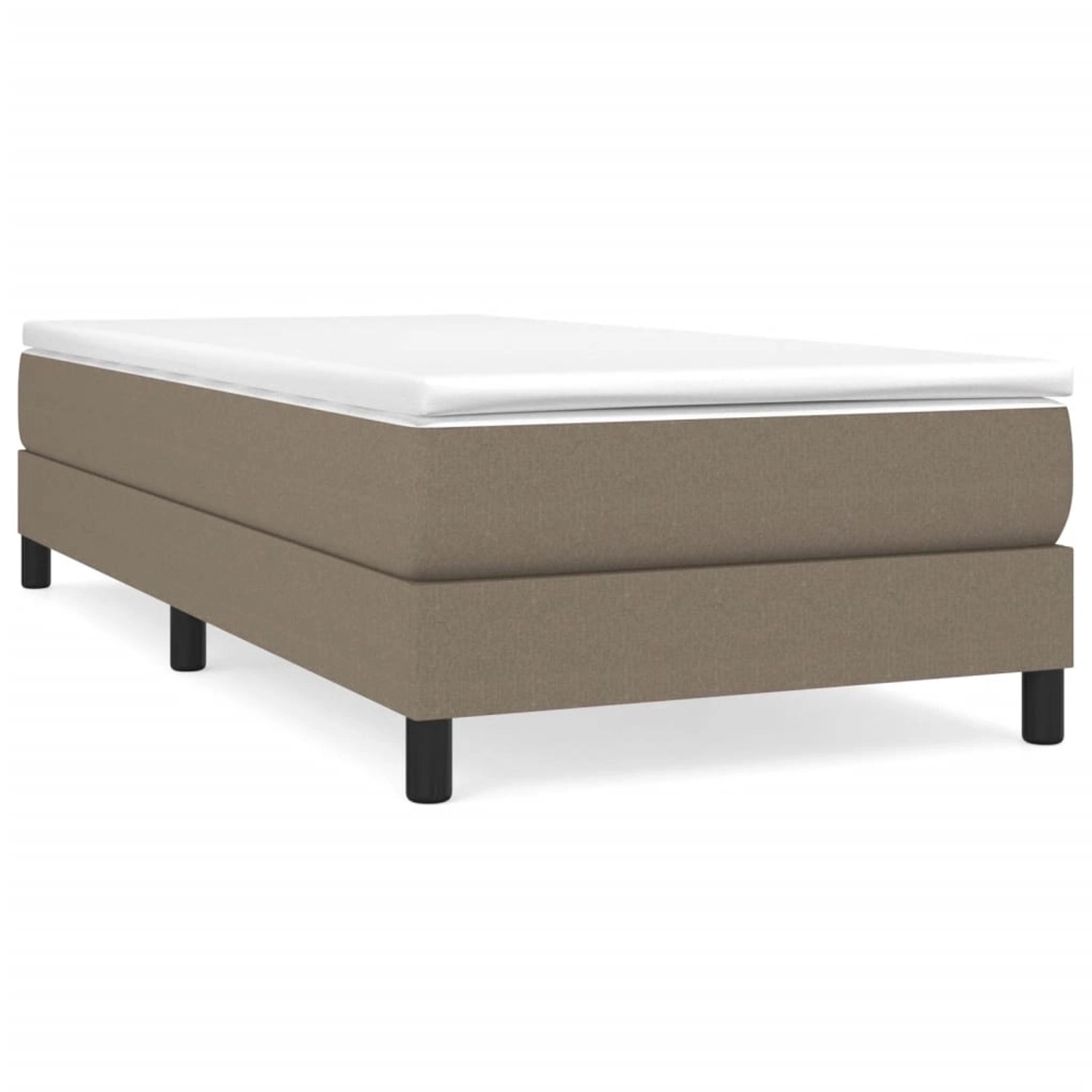 vidaXL Boxspringbett Taupe 80x200 cm Stoff1387133 vidaXL Boxspringbett Taupe 80x200 cm Stoff1387133 von VIDAXL