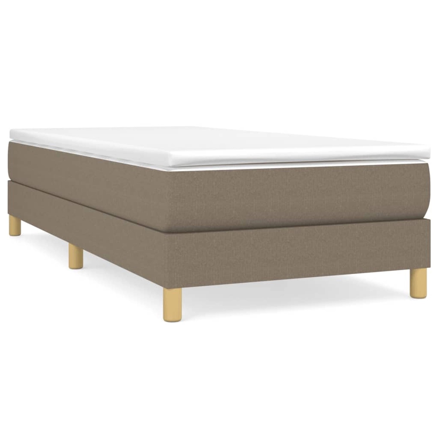 vidaXL Boxspringbett Taupe 90x190 cm Stoff1348740 vidaXL Boxspringbett Taupe 90x190 cm Stoff1348740 von VIDAXL