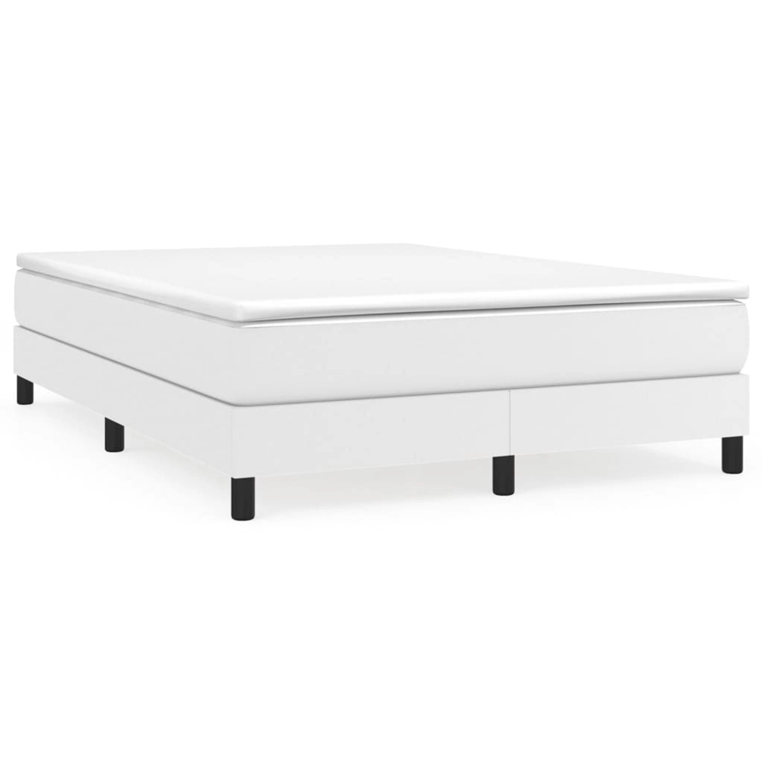 vidaXL Boxspringbett Weiß 140x190 cm Kunstleder1395949 vidaXL Boxspringbett Weiß 140x190 cm Kunstleder1395949 von VIDAXL