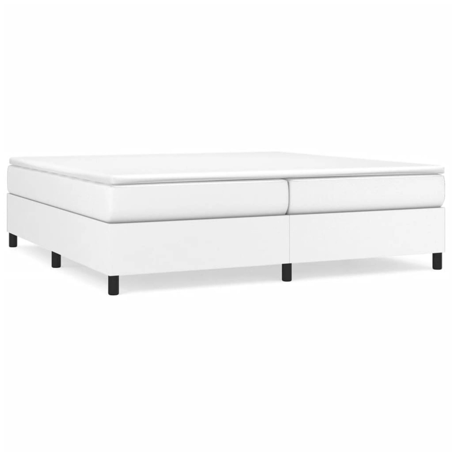 vidaXL Boxspringbett Weiß 200x200 cm Kunstleder1465998 vidaXL Boxspringbett Weiß 200x200 cm Kunstleder1465998 von VIDAXL