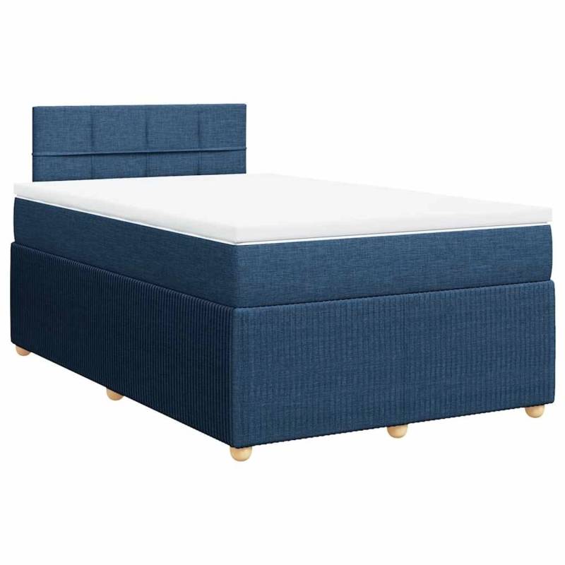 vidaXL Boxspringbett mit Matratze Blau 120x190 cm Stoff 3287401 vidaXL Boxspringbett mit Matratze Blau 120x190 cm Stoff 3287401 von VIDAXL