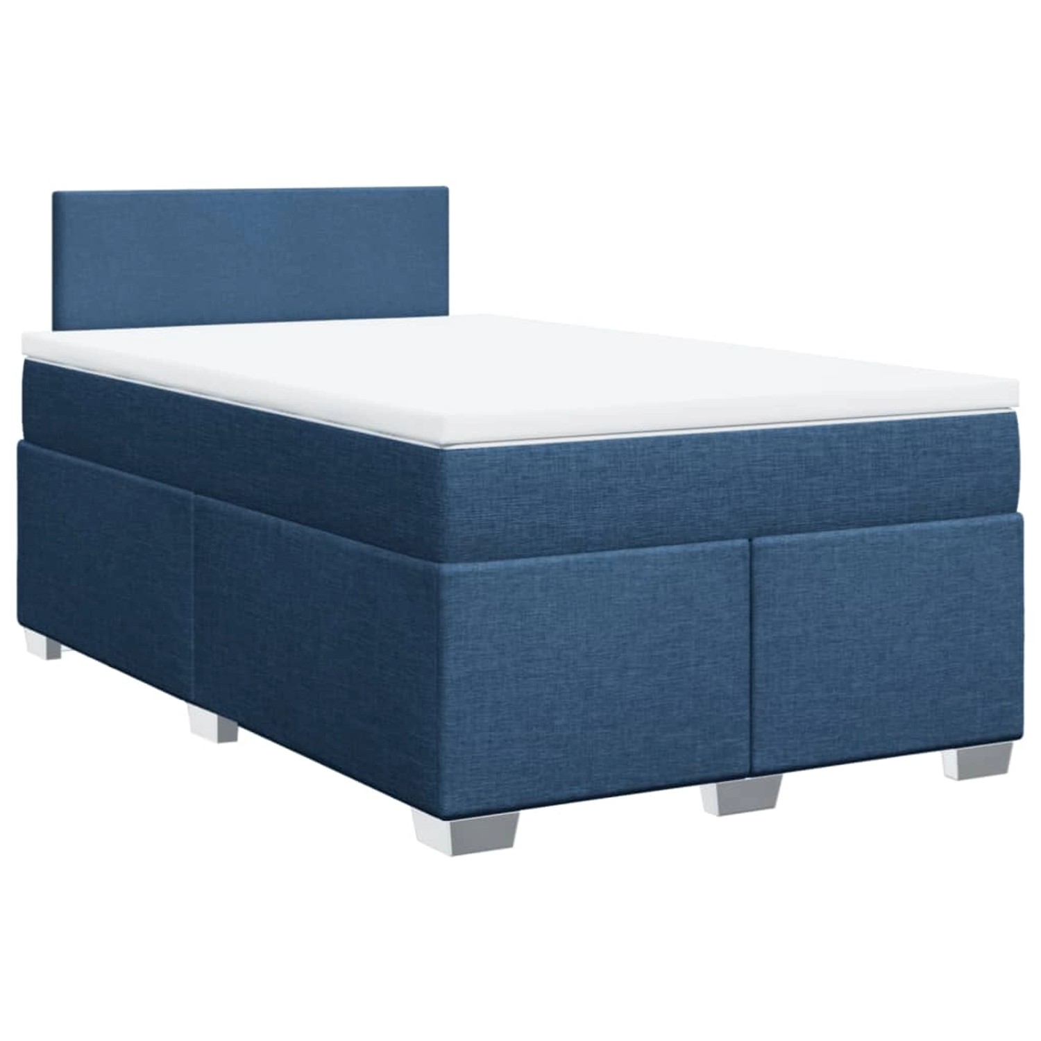 vidaXL Boxspringbett mit Matratze Blau 120x200 cm Stoff2097682 vidaXL Boxspringbett mit Matratze Blau 120x200 cm Stoff2097682 von VIDAXL