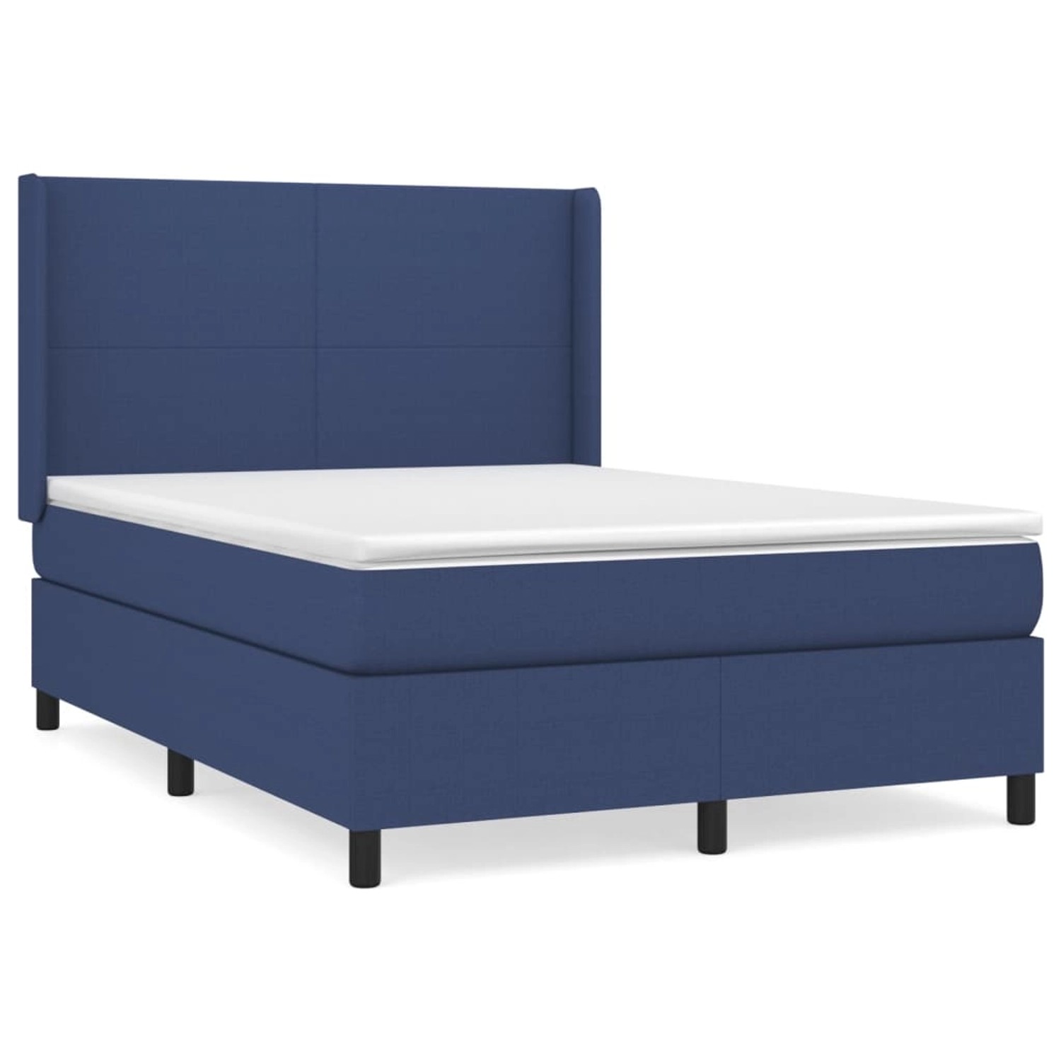 vidaXL Boxspringbett mit Matratze Blau 140x200 cm Stoff1394432 vidaXL Boxspringbett mit Matratze Blau 140x200 cm Stoff1394432 von VIDAXL