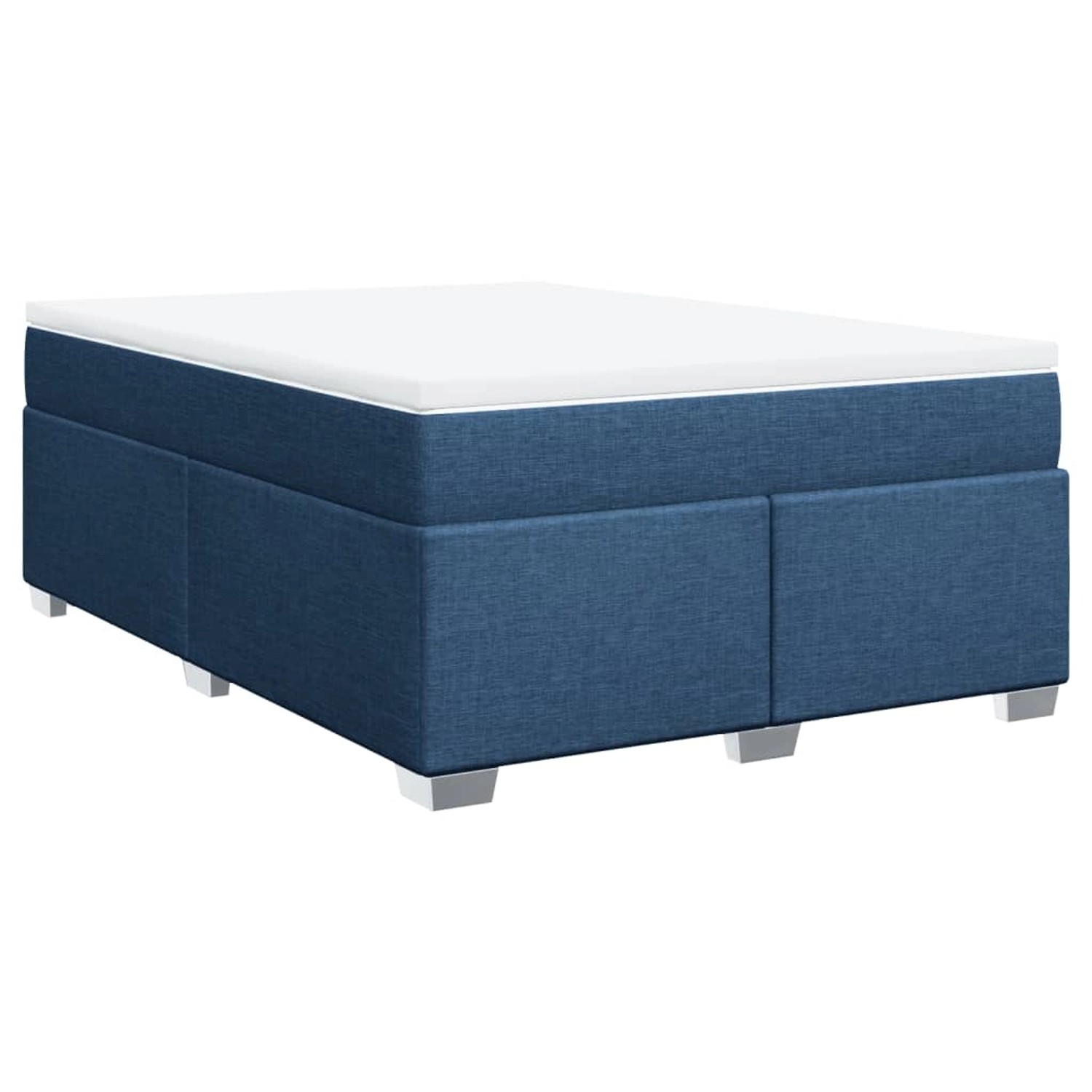 vidaXL Boxspringbett mit Matratze Blau 140x200 cm Stoff2100961 vidaXL Boxspringbett mit Matratze Blau 140x200 cm Stoff2100961 von VIDAXL