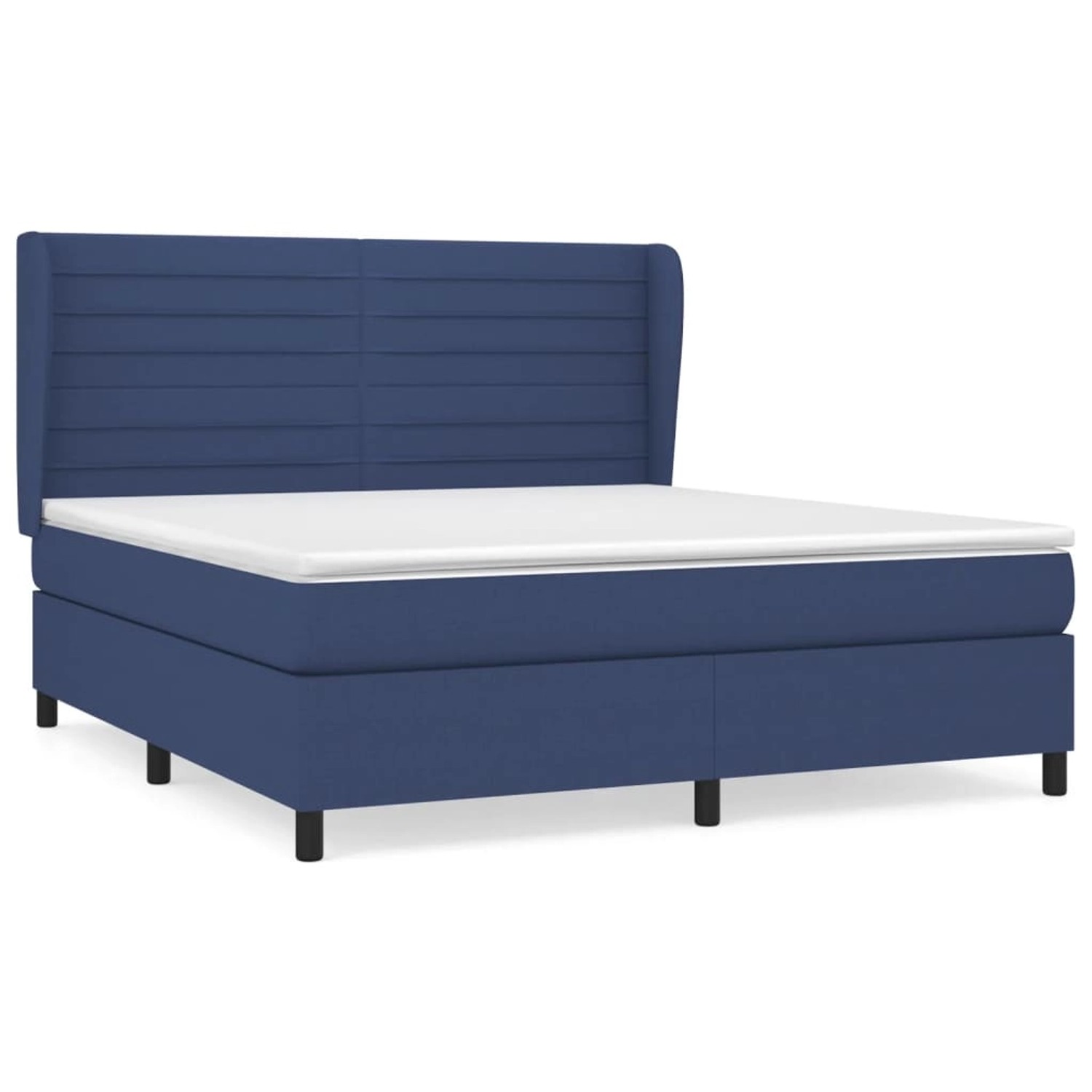 vidaXL Boxspringbett mit Matratze Blau 160x200 cm Stoff1395336 vidaXL Boxspringbett mit Matratze Blau 160x200 cm Stoff1395336 von VIDAXL