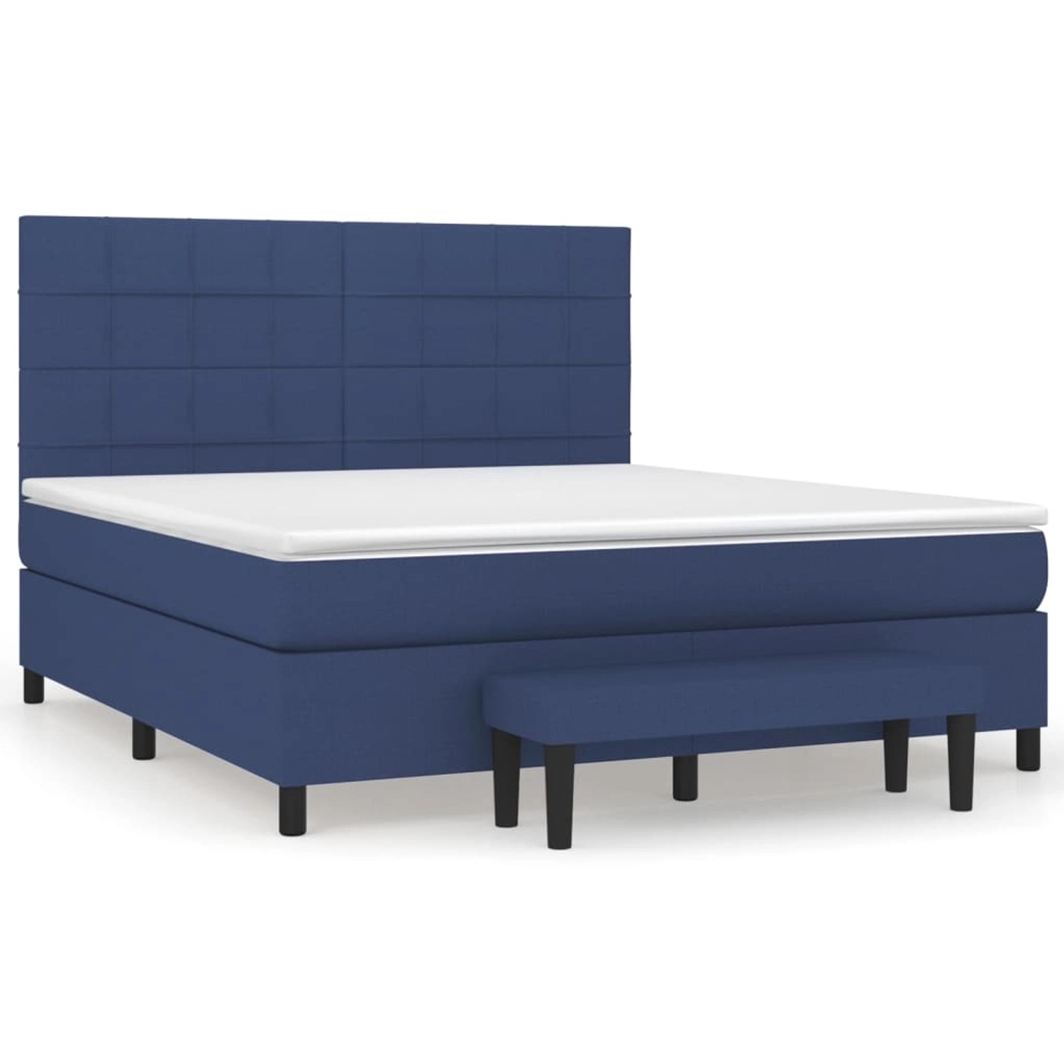 vidaXL Boxspringbett mit Matratze Blau 180x200 cm Stoff1392544 vidaXL Boxspringbett mit Matratze Blau 180x200 cm Stoff1392544 von VIDAXL