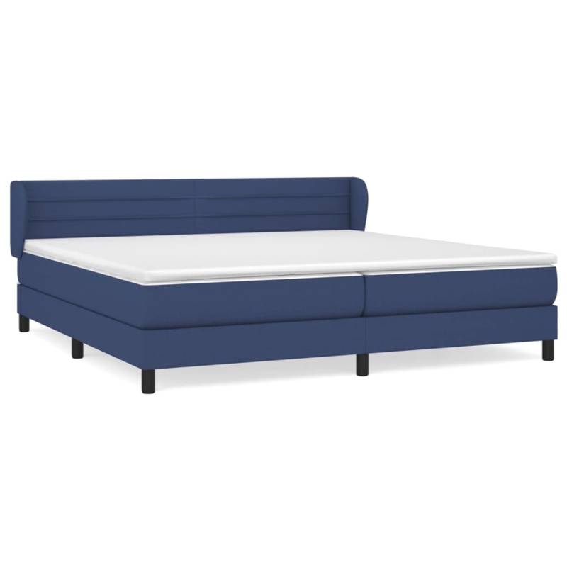 vidaXL Boxspringbett mit Matratze Blau 200x200 cm Stoff 3126355 vidaXL Boxspringbett mit Matratze Blau 200x200 cm Stoff 3126355 von VIDAXL