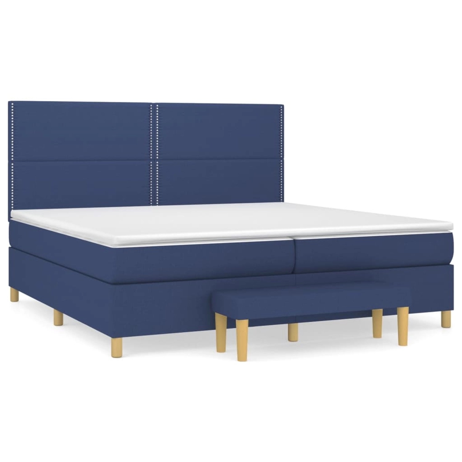 vidaXL Boxspringbett mit Matratze Blau 200x200 cm Stoff1358343 vidaXL Boxspringbett mit Matratze Blau 200x200 cm Stoff1358343 von VIDAXL