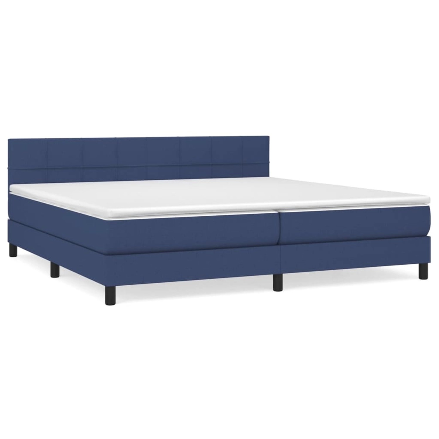 vidaXL Boxspringbett mit Matratze Blau 200x200 cm Stoff1372993 vidaXL Boxspringbett mit Matratze Blau 200x200 cm Stoff1372993 von VIDAXL
