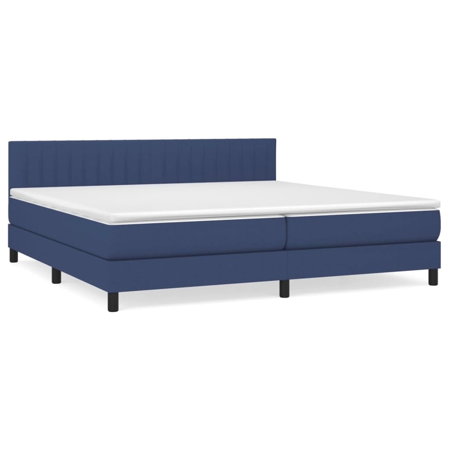 vidaXL Boxspringbett mit Matratze Blau 200x200 cm Stoff1373143 vidaXL Boxspringbett mit Matratze Blau 200x200 cm Stoff1373143 von VIDAXL
