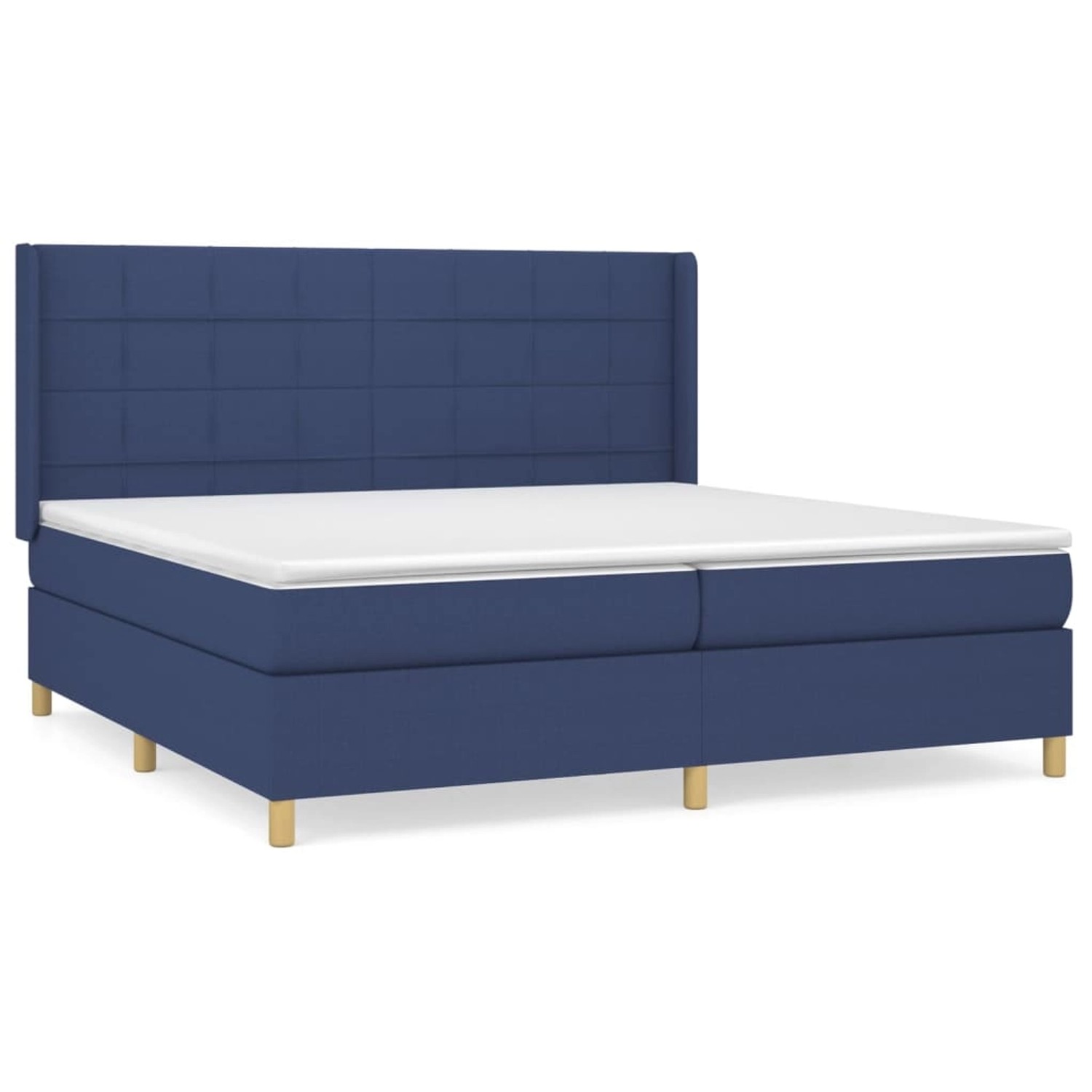 vidaXL Boxspringbett mit Matratze Blau 200x200 cm Stoff1380076 vidaXL Boxspringbett mit Matratze Blau 200x200 cm Stoff1380076 von VIDAXL