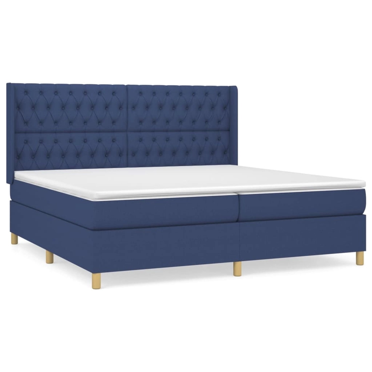 vidaXL Boxspringbett mit Matratze Blau 200x200 cm Stoff1387452 vidaXL Boxspringbett mit Matratze Blau 200x200 cm Stoff1387452 von VIDAXL