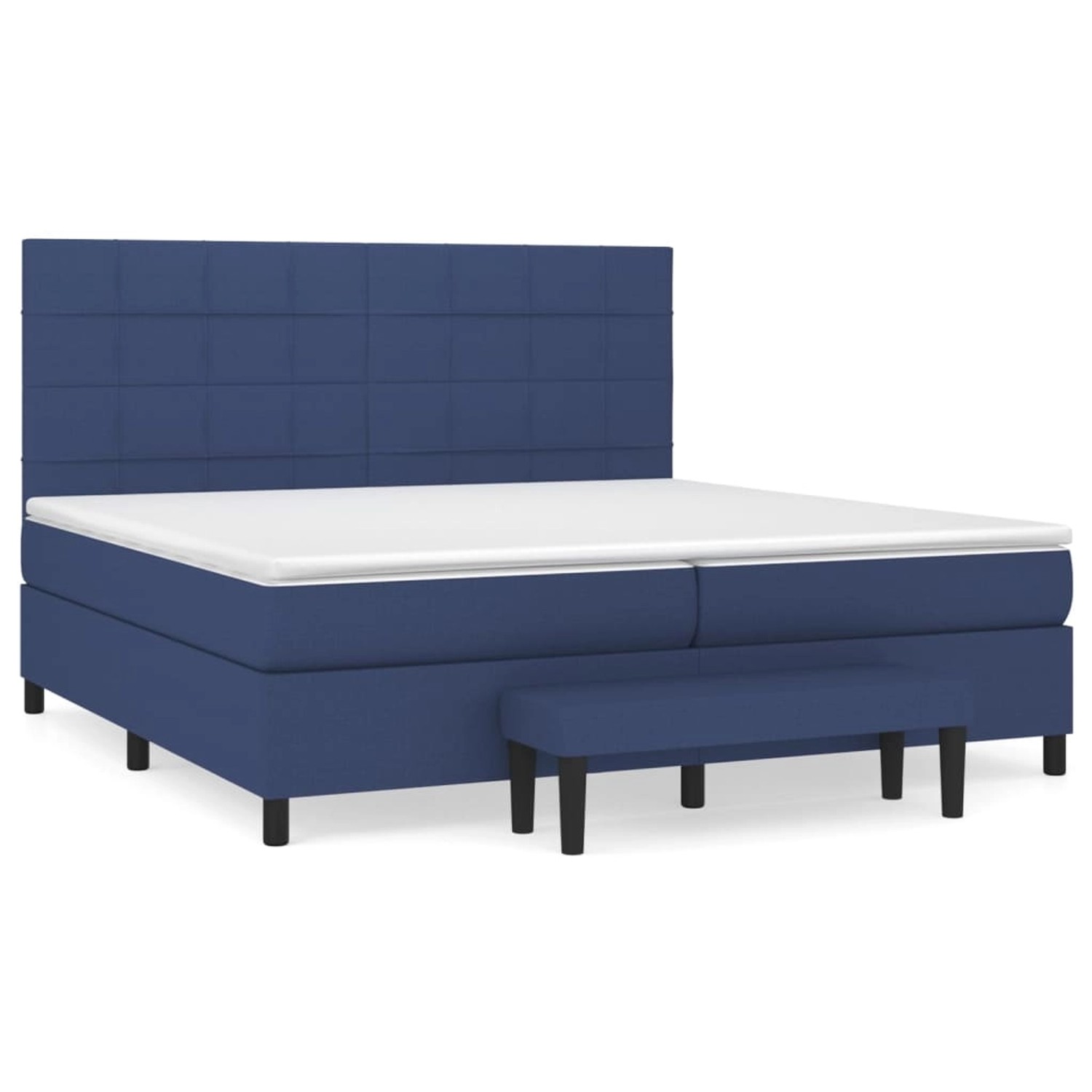 vidaXL Boxspringbett mit Matratze Blau 200x200 cm Stoff1392943 vidaXL Boxspringbett mit Matratze Blau 200x200 cm Stoff1392943 von VIDAXL