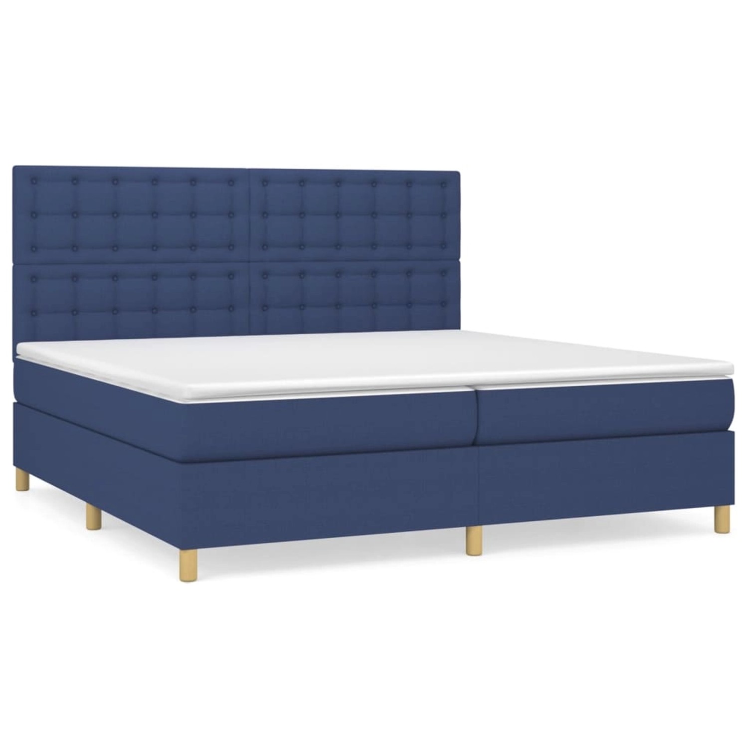 vidaXL Boxspringbett mit Matratze Blau 200x200 cm Stoff1397516 vidaXL Boxspringbett mit Matratze Blau 200x200 cm Stoff1397516 von VIDAXL