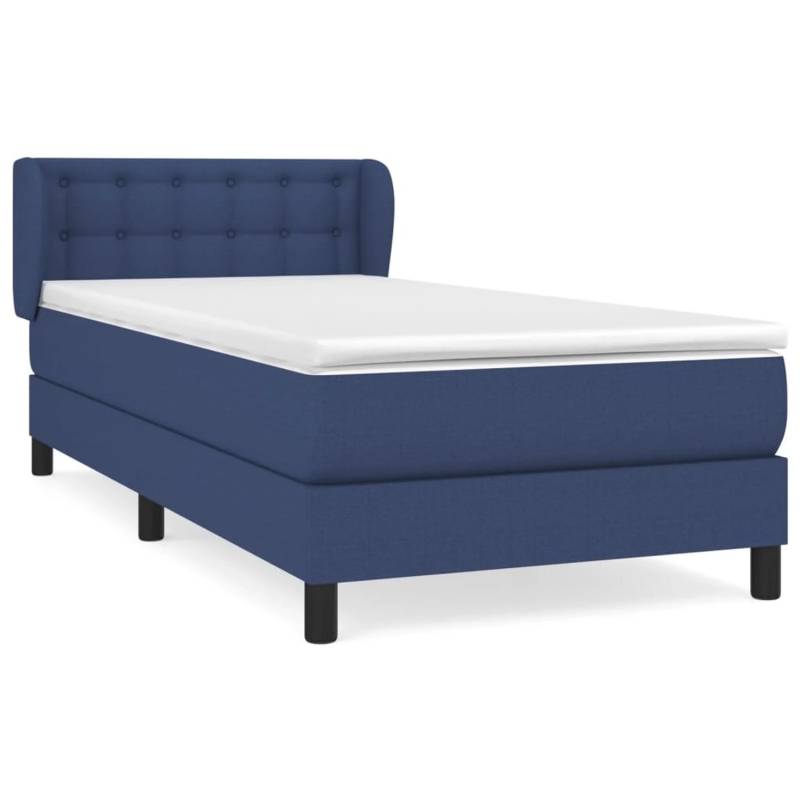 vidaXL Boxspringbett mit Matratze Blau 80x200 cm Stoff 3126523 vidaXL Boxspringbett mit Matratze Blau 80x200 cm Stoff 3126523 von VIDAXL