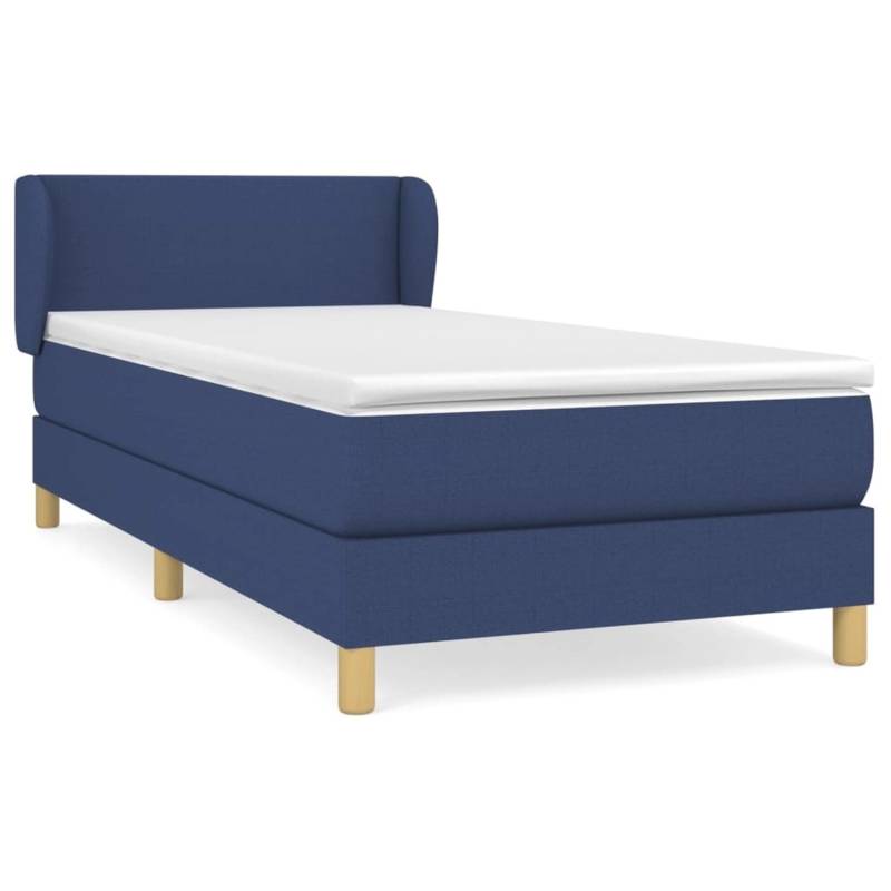 vidaXL Boxspringbett mit Matratze Blau 80x200 cm Stoff 3126603 vidaXL Boxspringbett mit Matratze Blau 80x200 cm Stoff 3126603 von VIDAXL