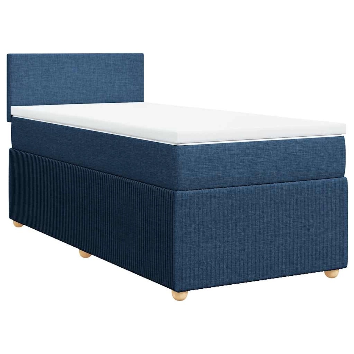 vidaXL Boxspringbett mit Matratze Blau 80x200 cm Stoff 3287282 vidaXL Boxspringbett mit Matratze Blau 80x200 cm Stoff 3287282 von VIDAXL