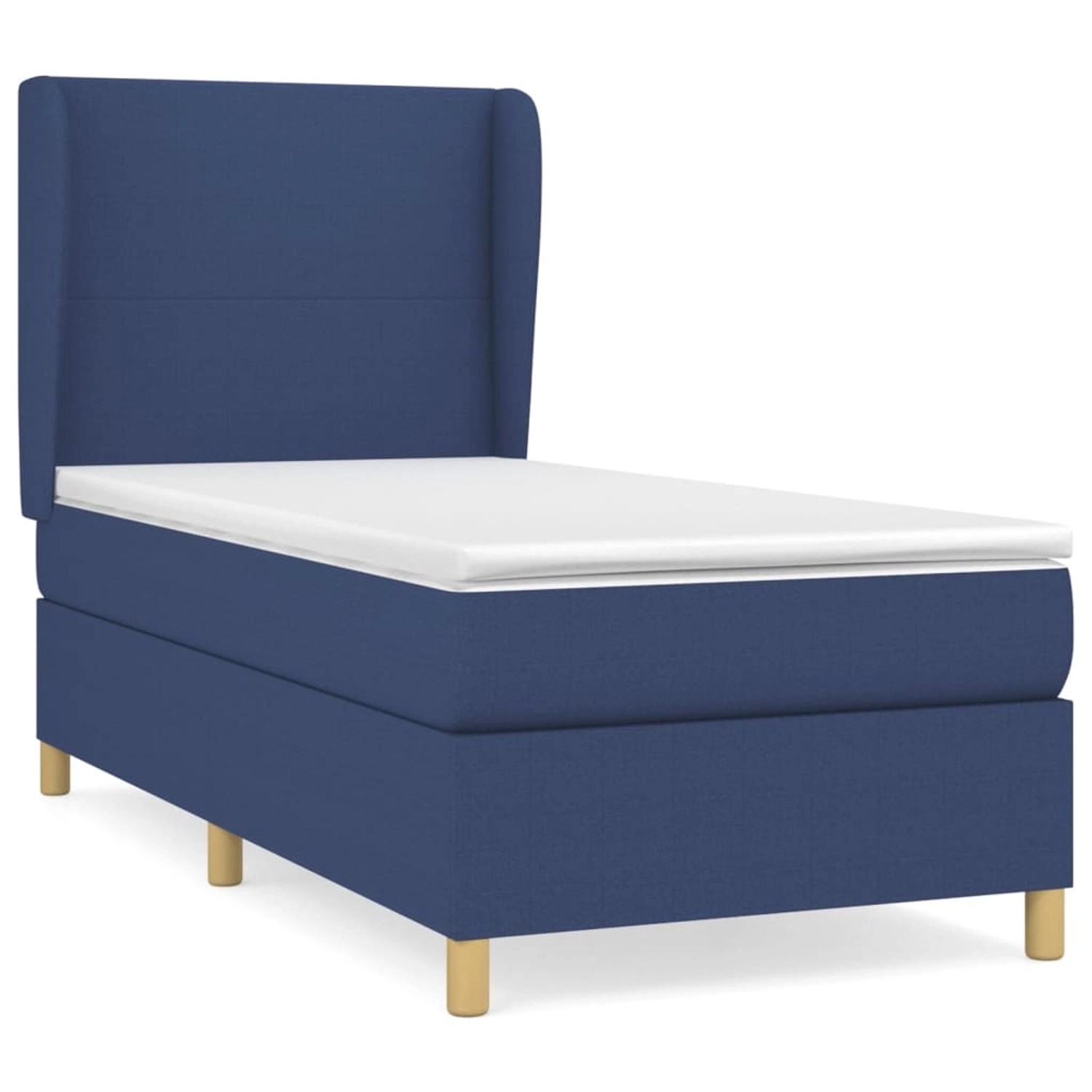 vidaXL Boxspringbett mit Matratze Blau 80x200 cm Stoff1378417 vidaXL Boxspringbett mit Matratze Blau 80x200 cm Stoff1378417 von VIDAXL