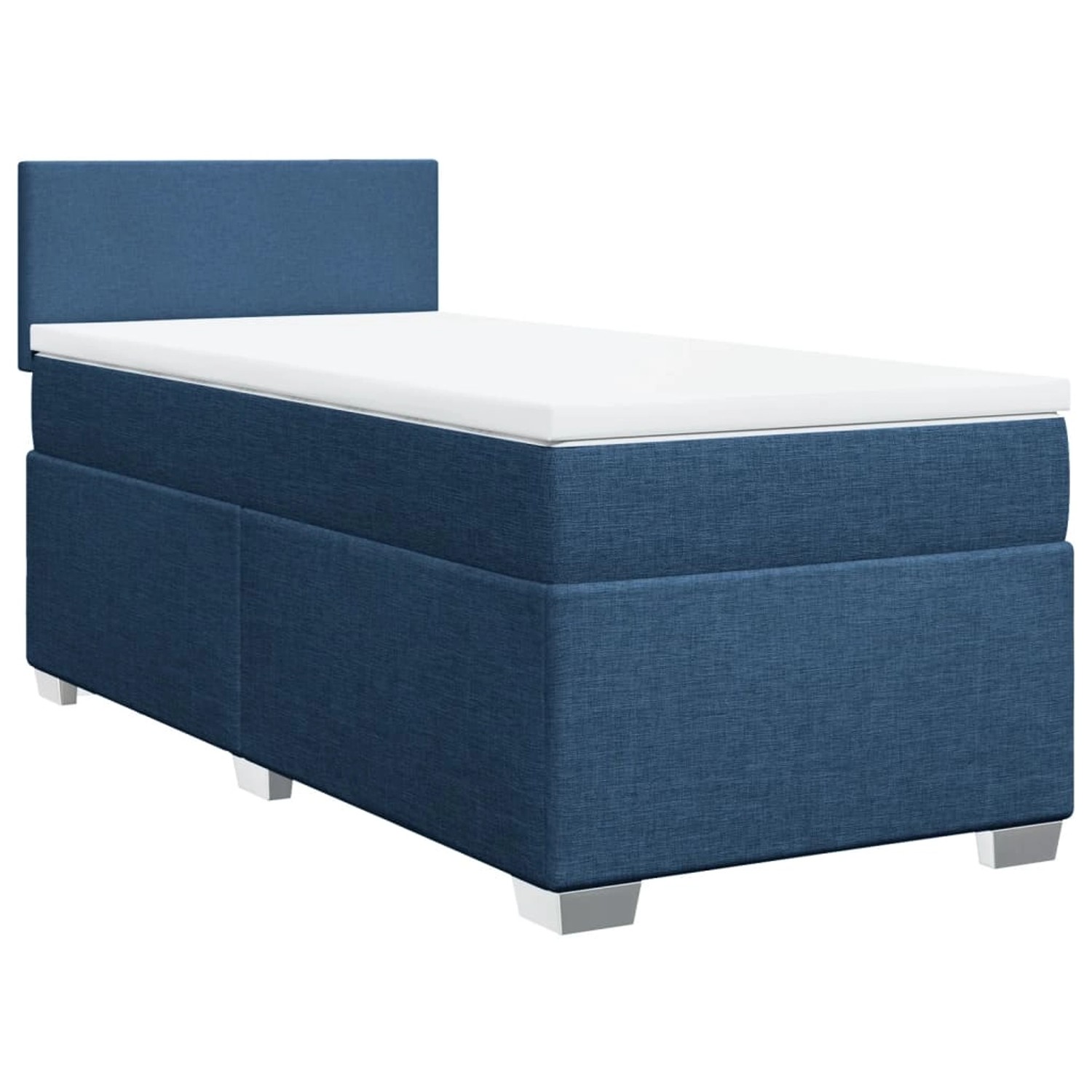 vidaXL Boxspringbett mit Matratze Blau 80x200 cm Stoff2101678 vidaXL Boxspringbett mit Matratze Blau 80x200 cm Stoff2101678 von VIDAXL