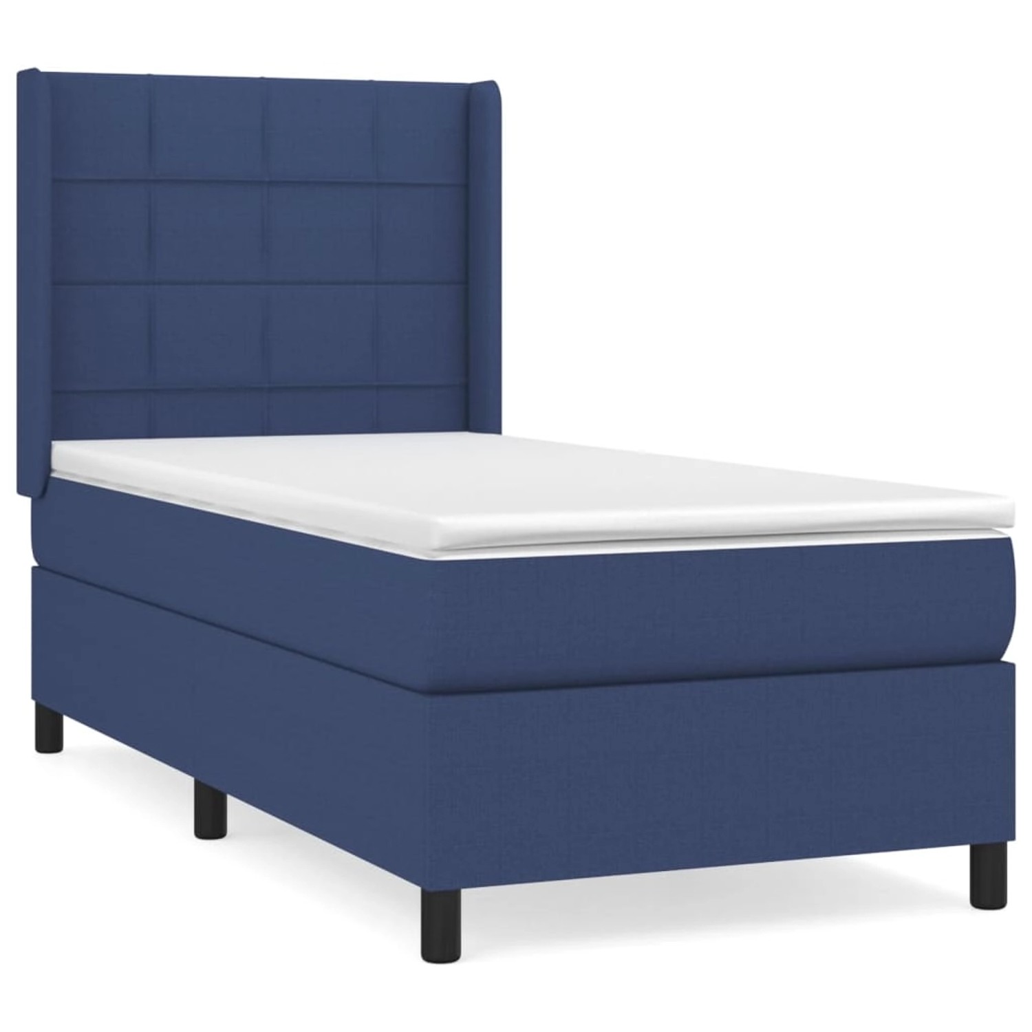 vidaXL Boxspringbett mit Matratze Blau 90x190 cm Stoff1389009 vidaXL Boxspringbett mit Matratze Blau 90x190 cm Stoff1389009 von VIDAXL