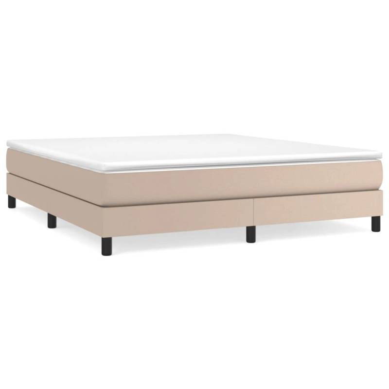 vidaXL Boxspringbett mit Matratze Cappuccino-Braun 180x200 cm Kunstleder 3144278 vidaXL Boxspringbett mit Matratze Cappuccino-Braun 180x200 cm Kunstleder 3144278 von VIDAXL