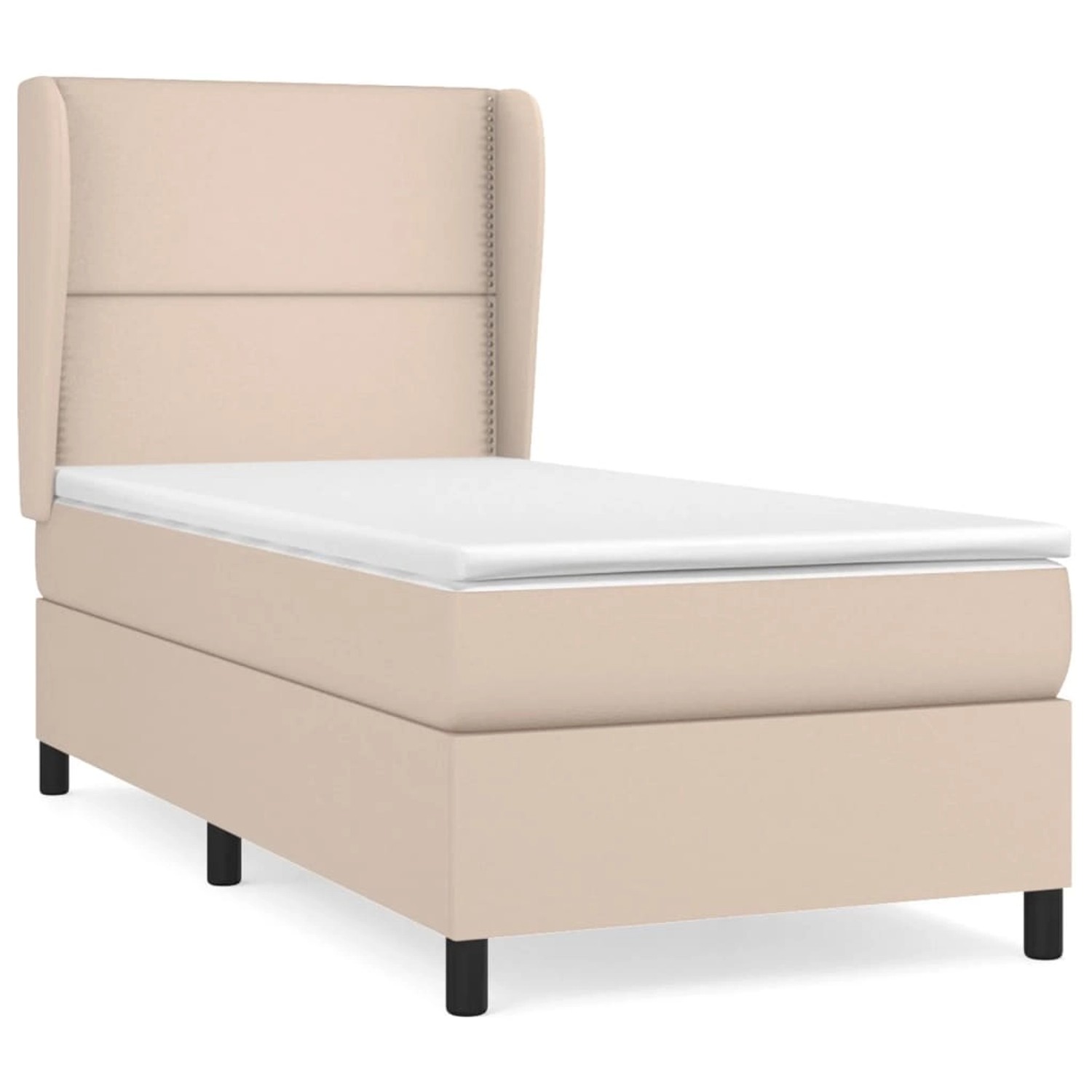 vidaXL Boxspringbett mit Matratze Cappuccino-Braun 90x190cm Kunstleder1466680 vidaXL Boxspringbett mit Matratze Cappuccino-Braun 90x190cm Kunstleder1466680 von VIDAXL
