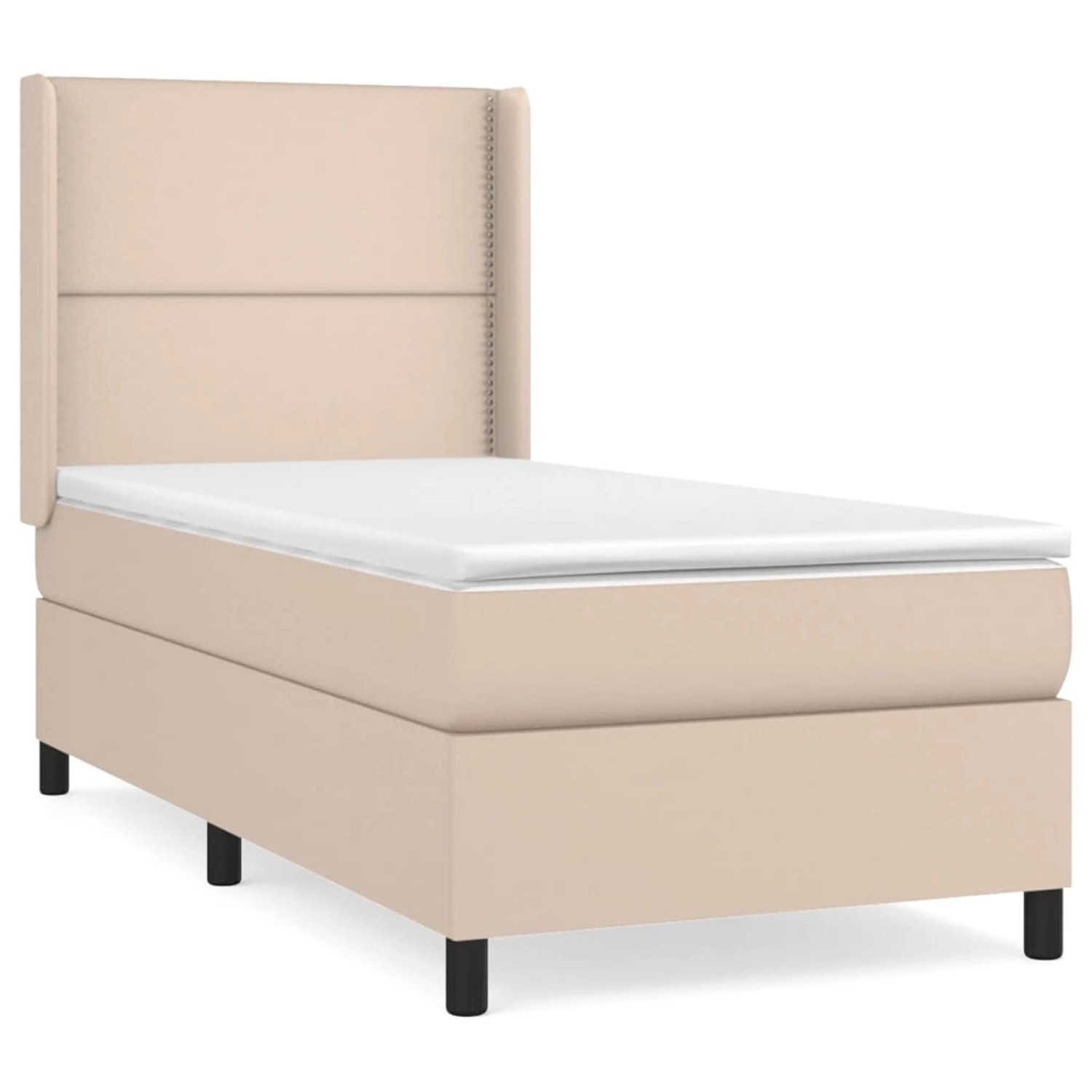 vidaXL Boxspringbett mit Matratze Cappuccino-Braun 90x200cm Kunstleder1466251 vidaXL Boxspringbett mit Matratze Cappuccino-Braun 90x200cm Kunstleder1466251 von VIDAXL