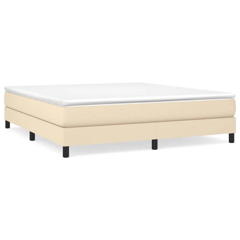 vidaXL Boxspringbett mit Matratze Creme 180x200 cm Stoff 3144098 vidaXL Boxspringbett mit Matratze Creme 180x200 cm Stoff 3144098 von VIDAXL