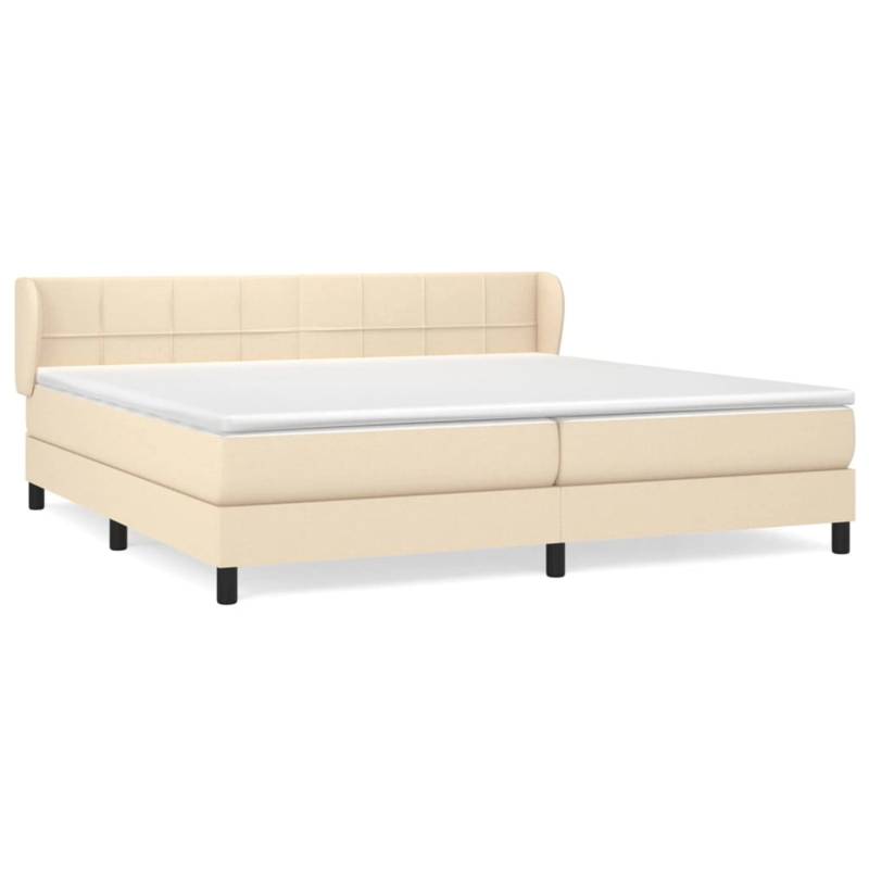 vidaXL Boxspringbett mit Matratze Creme 200x200 cm Stoff 3126274 vidaXL Boxspringbett mit Matratze Creme 200x200 cm Stoff 3126274 von VIDAXL