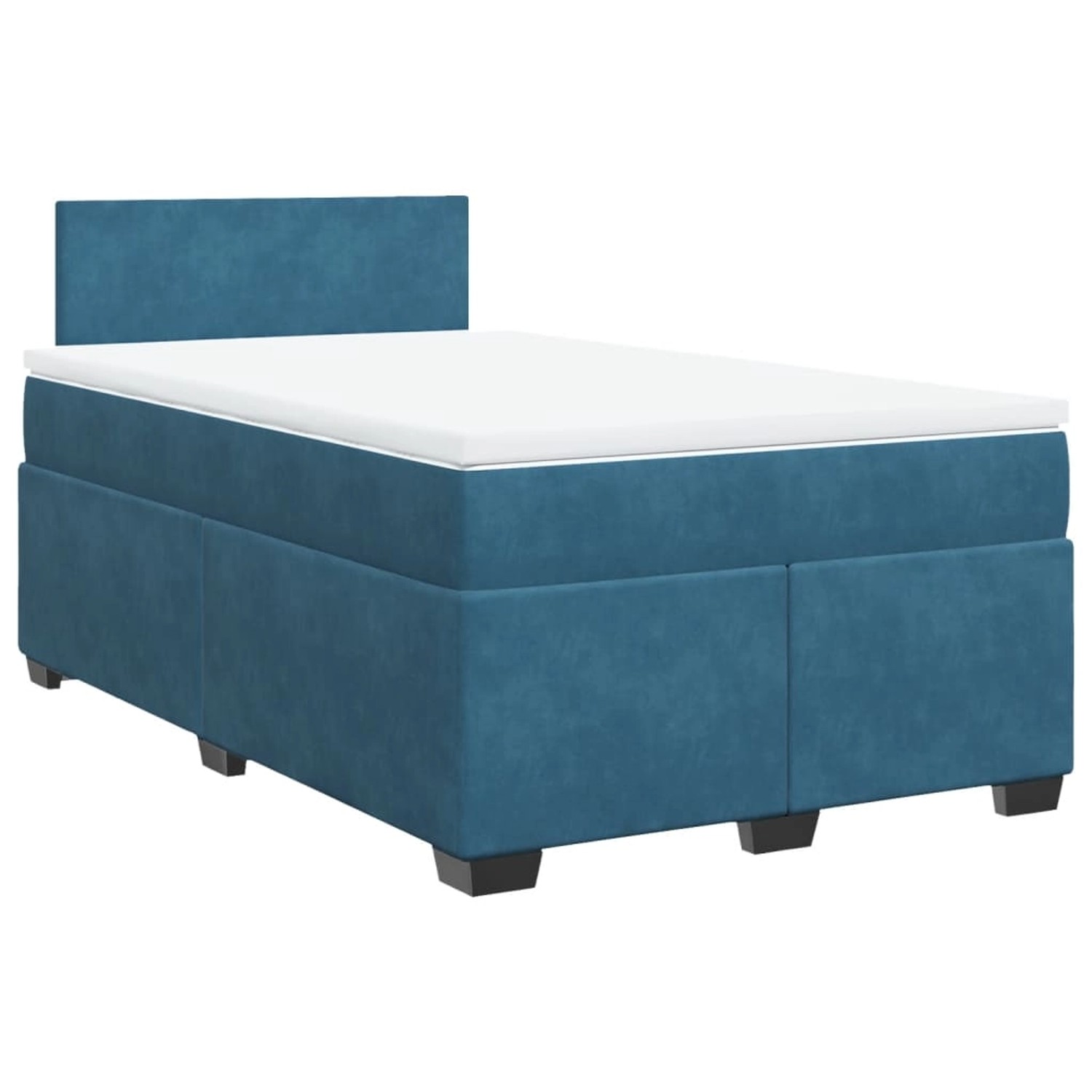 vidaXL Boxspringbett mit Matratze Dunkelblau 120x190 cm Samt2099135 vidaXL Boxspringbett mit Matratze Dunkelblau 120x190 cm Samt2099135 von VIDAXL