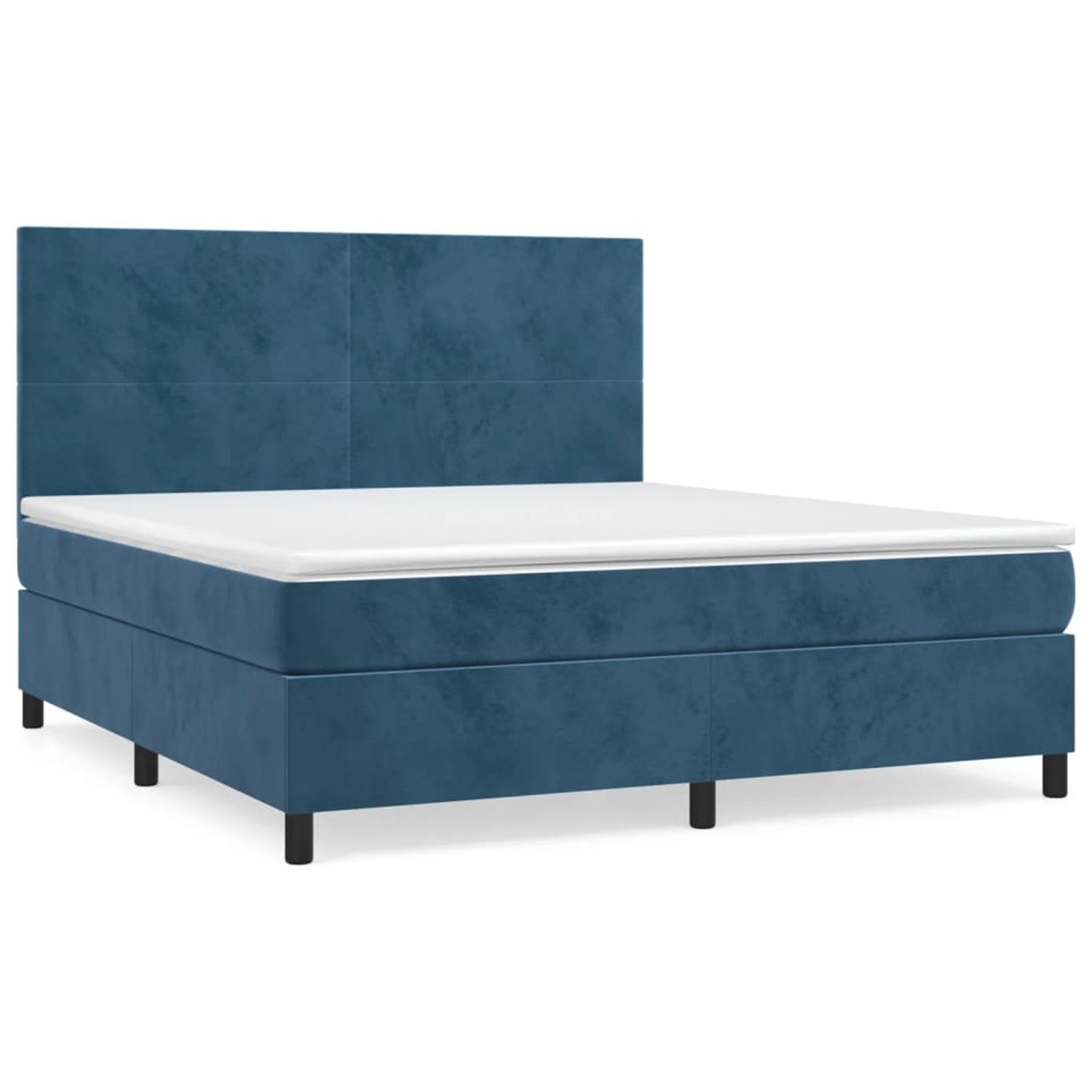 vidaXL Boxspringbett mit Matratze Dunkelblau 180x200 cm Samt1349911 vidaXL Boxspringbett mit Matratze Dunkelblau 180x200 cm Samt1349911 von VIDAXL