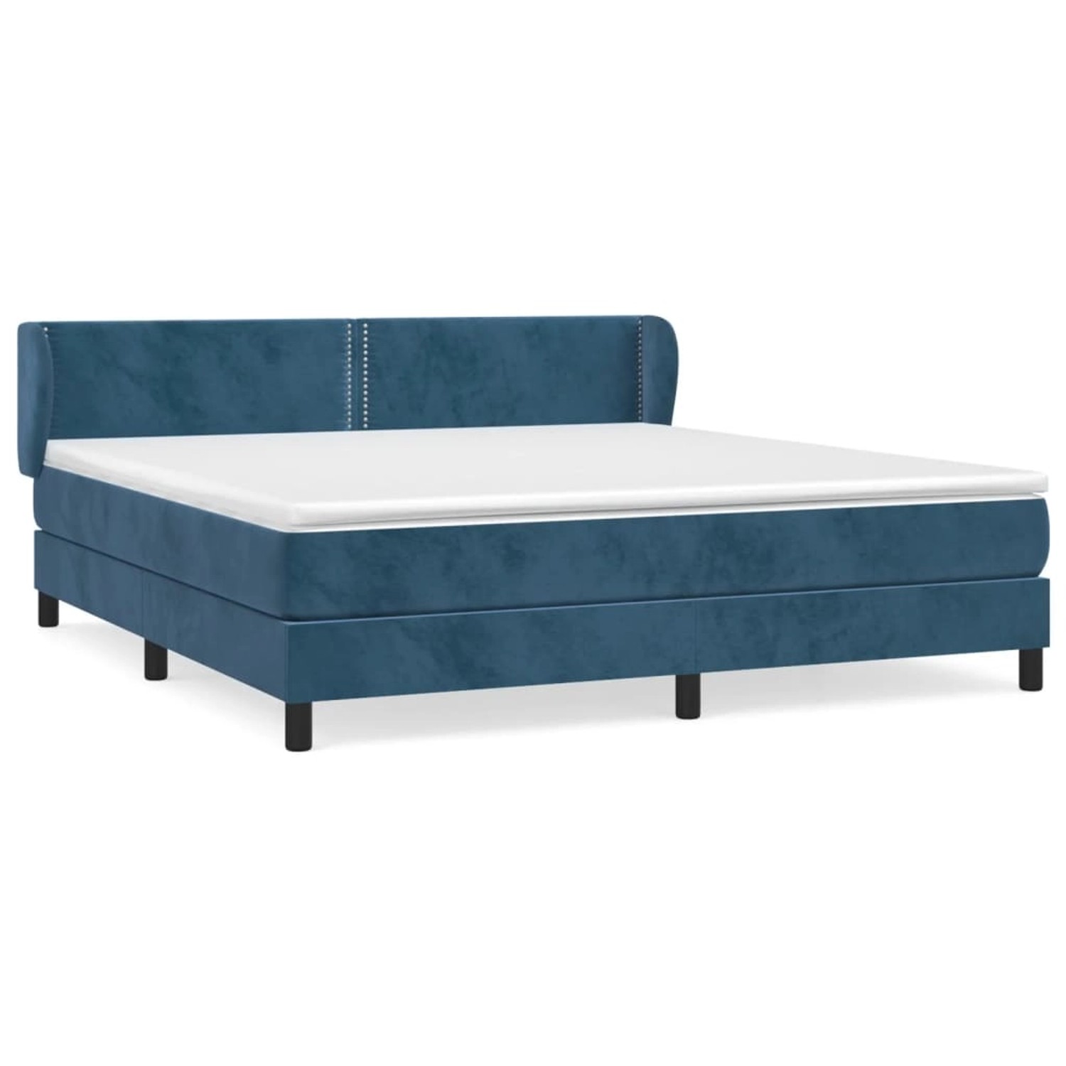 vidaXL Boxspringbett mit Matratze Dunkelblau 180x200 cm Samt1397937 vidaXL Boxspringbett mit Matratze Dunkelblau 180x200 cm Samt1397937 von VIDAXL