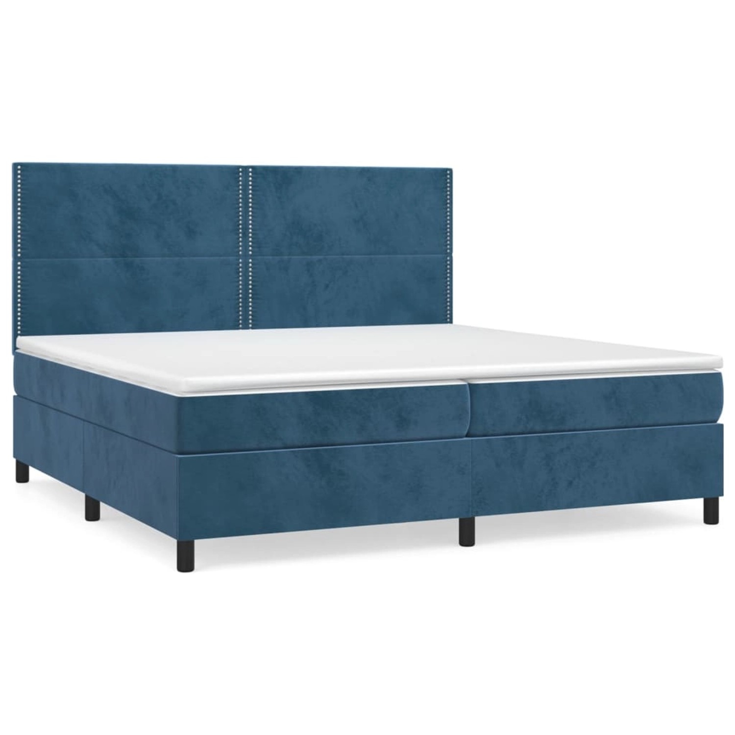 vidaXL Boxspringbett mit Matratze Dunkelblau 200x200 cm Samt1348874 vidaXL Boxspringbett mit Matratze Dunkelblau 200x200 cm Samt1348874 von VIDAXL