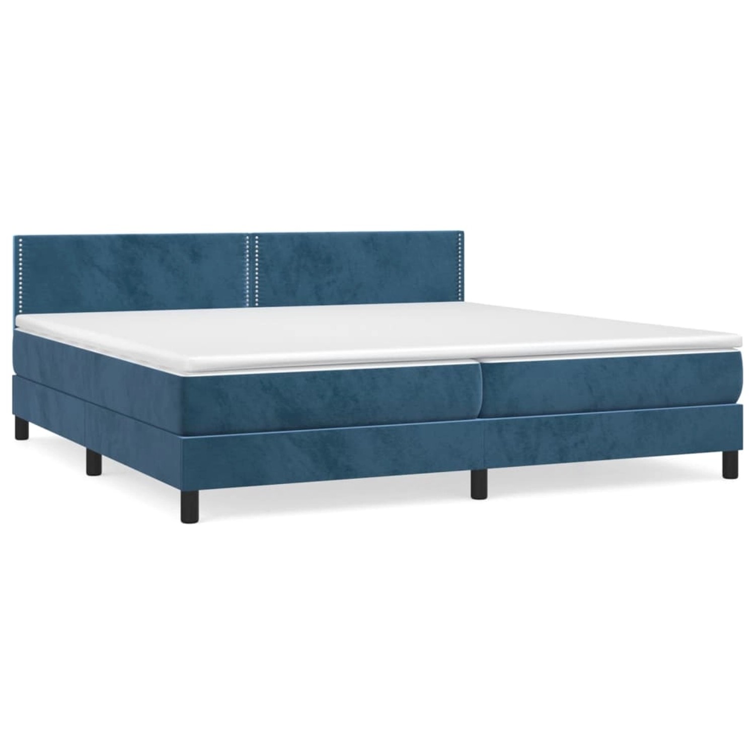 vidaXL Boxspringbett mit Matratze Dunkelblau 200x200 cm Samt1349954 vidaXL Boxspringbett mit Matratze Dunkelblau 200x200 cm Samt1349954 von VIDAXL