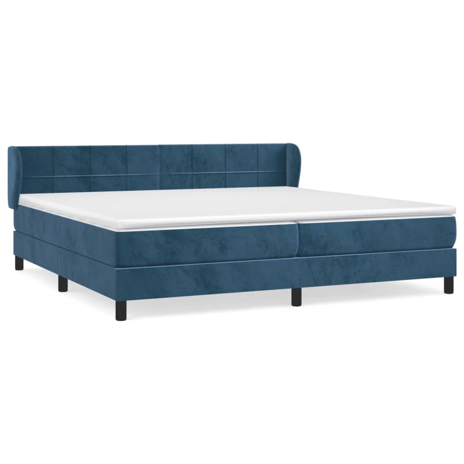 vidaXL Boxspringbett mit Matratze Dunkelblau 200x200 cm Samt1383008 vidaXL Boxspringbett mit Matratze Dunkelblau 200x200 cm Samt1383008 von VIDAXL