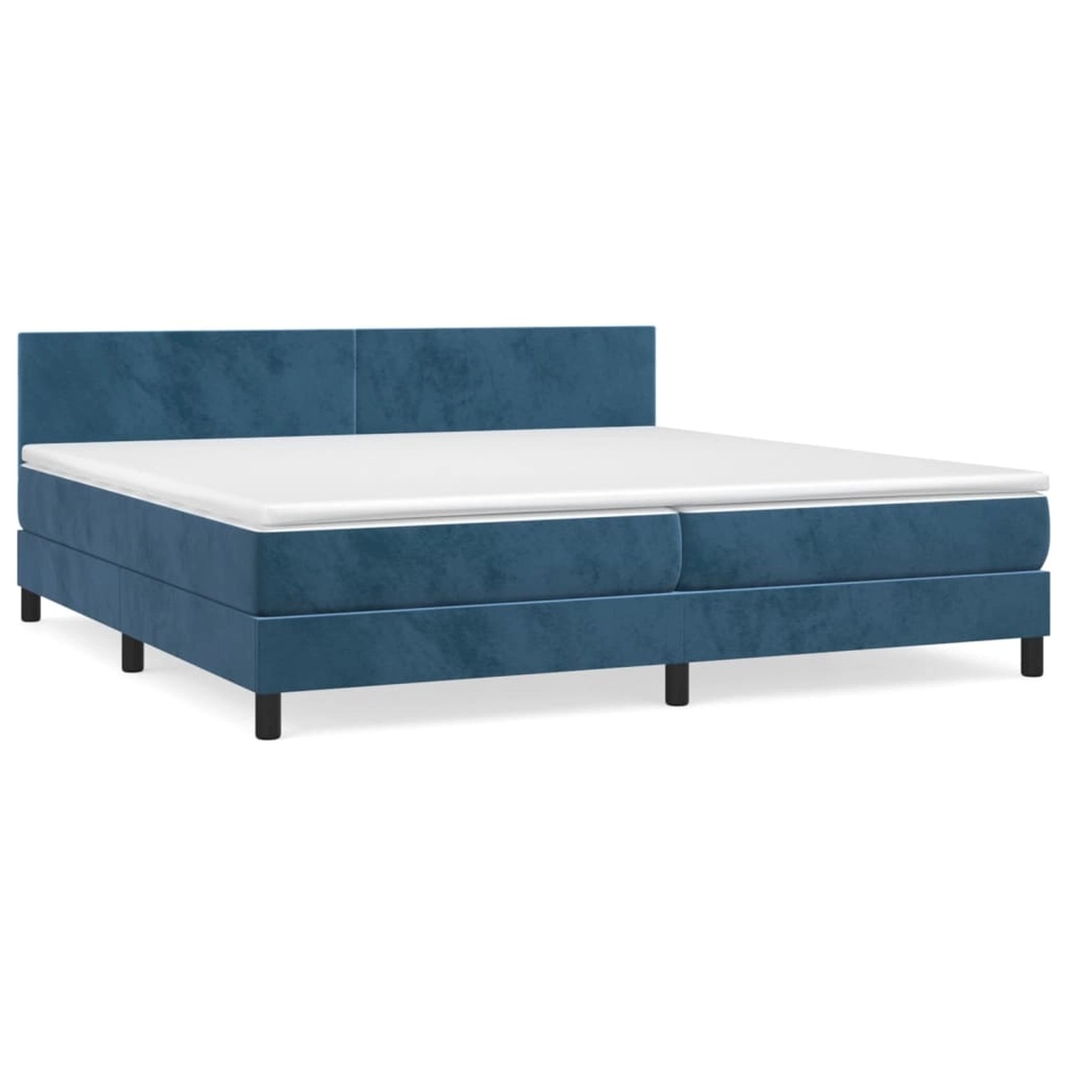 vidaXL Boxspringbett mit Matratze Dunkelblau 200x200 cm Samt1389891 vidaXL Boxspringbett mit Matratze Dunkelblau 200x200 cm Samt1389891 von VIDAXL