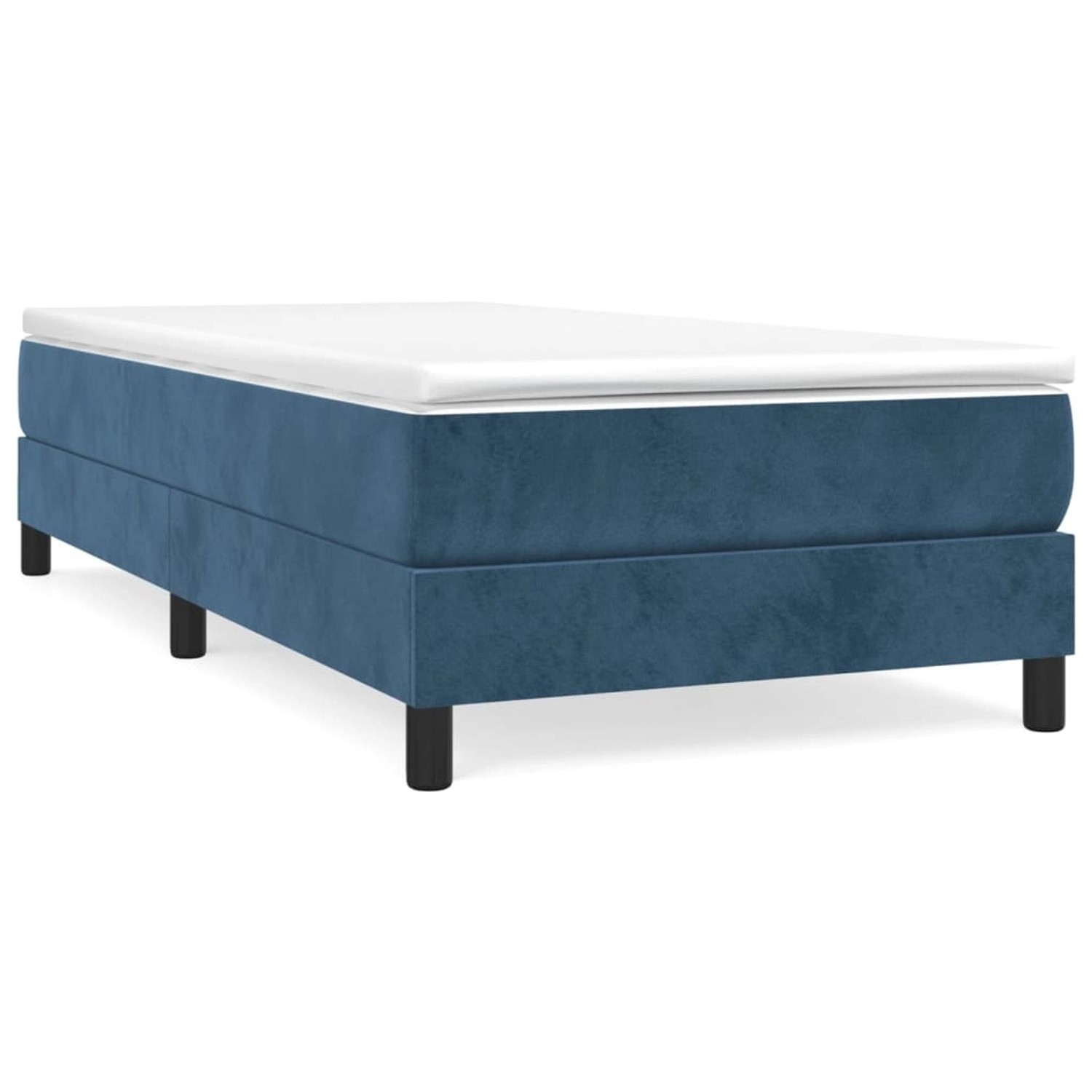 vidaXL Boxspringbett mit Matratze Dunkelblau 80x200 cm Samt1537533 vidaXL Boxspringbett mit Matratze Dunkelblau 80x200 cm Samt1537533 von VIDAXL