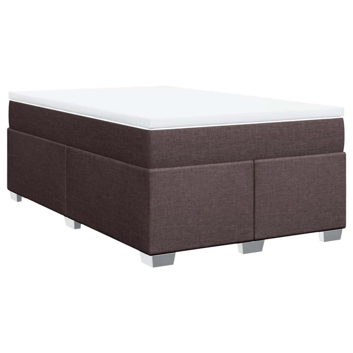 vidaXL Boxspringbett mit Matratze Dunkelbraun 120x200 cm Stoff2097043 vidaXL Boxspringbett mit Matratze Dunkelbraun 120x200 cm Stoff2097043 von VIDAXL