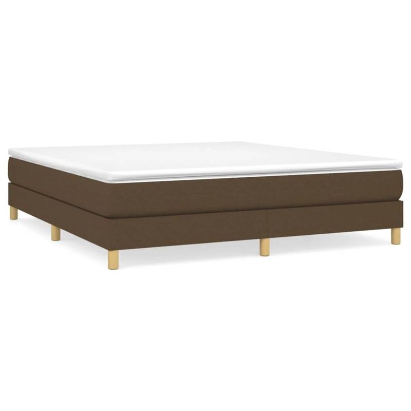vidaXL Boxspringbett mit Matratze Dunkelbraun 180x200 cm Stoff 3144194 vidaXL Boxspringbett mit Matratze Dunkelbraun 180x200 cm Stoff 3144194 von VIDAXL