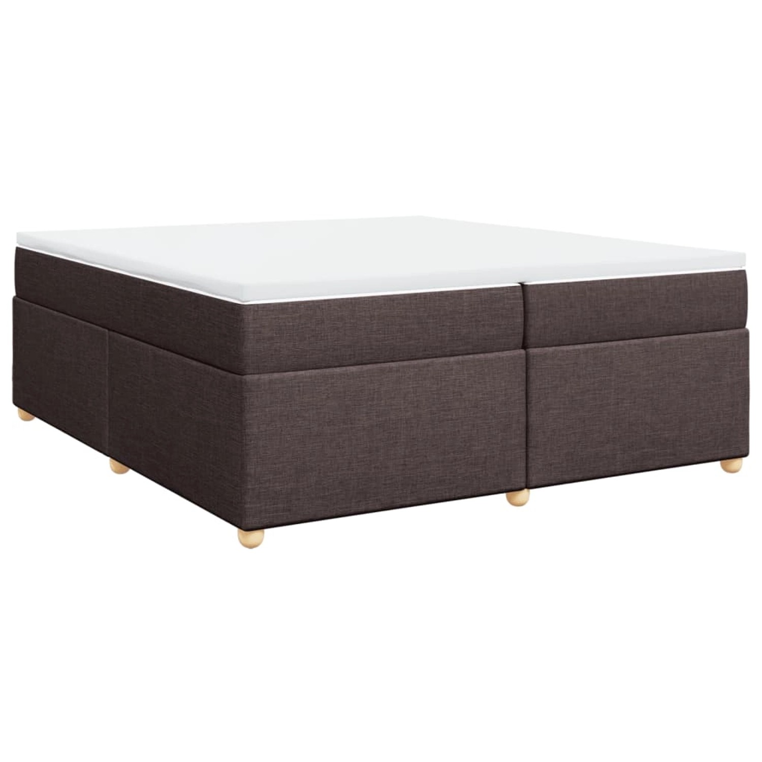 vidaXL Boxspringbett mit Matratze Dunkelbraun 200x200 cm Stoff 3285404 vidaXL Boxspringbett mit Matratze Dunkelbraun 200x200 cm Stoff 3285404 von VIDAXL