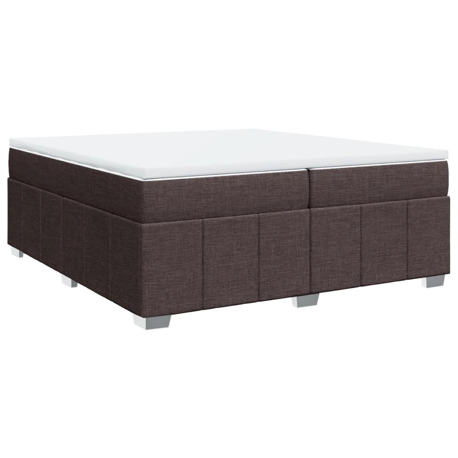 vidaXL Boxspringbett mit Matratze Dunkelbraun 200x200 cm Stoff 3285501 vidaXL Boxspringbett mit Matratze Dunkelbraun 200x200 cm Stoff 3285501 von VIDAXL