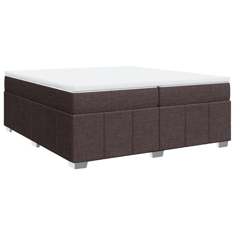 vidaXL Boxspringbett mit Matratze Dunkelbraun 200x200 cm Stoff 3285501 vidaXL Boxspringbett mit Matratze Dunkelbraun 200x200 cm Stoff 3285501 von VIDAXL