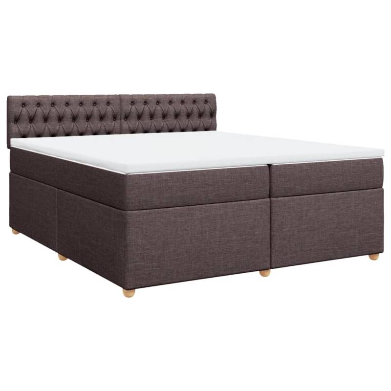 vidaXL Boxspringbett mit Matratze Dunkelbraun 200x200 cm Stoff 3286797 vidaXL Boxspringbett mit Matratze Dunkelbraun 200x200 cm Stoff 3286797 von VIDAXL