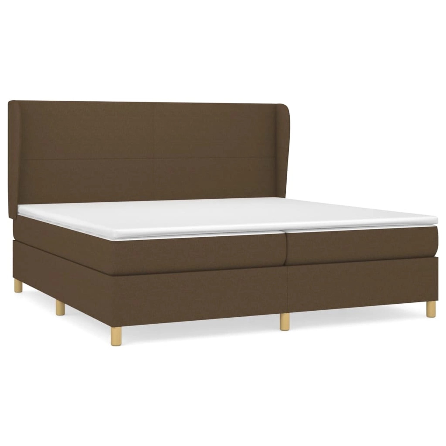 vidaXL Boxspringbett mit Matratze Dunkelbraun 200x200 cm Stoff1372844 vidaXL Boxspringbett mit Matratze Dunkelbraun 200x200 cm Stoff1372844 von VIDAXL