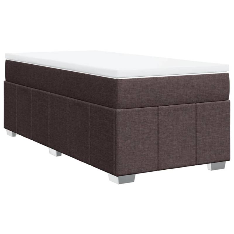 vidaXL Boxspringbett mit Matratze Dunkelbraun 90x190 cm Stoff 3285438 vidaXL Boxspringbett mit Matratze Dunkelbraun 90x190 cm Stoff 3285438 von VIDAXL