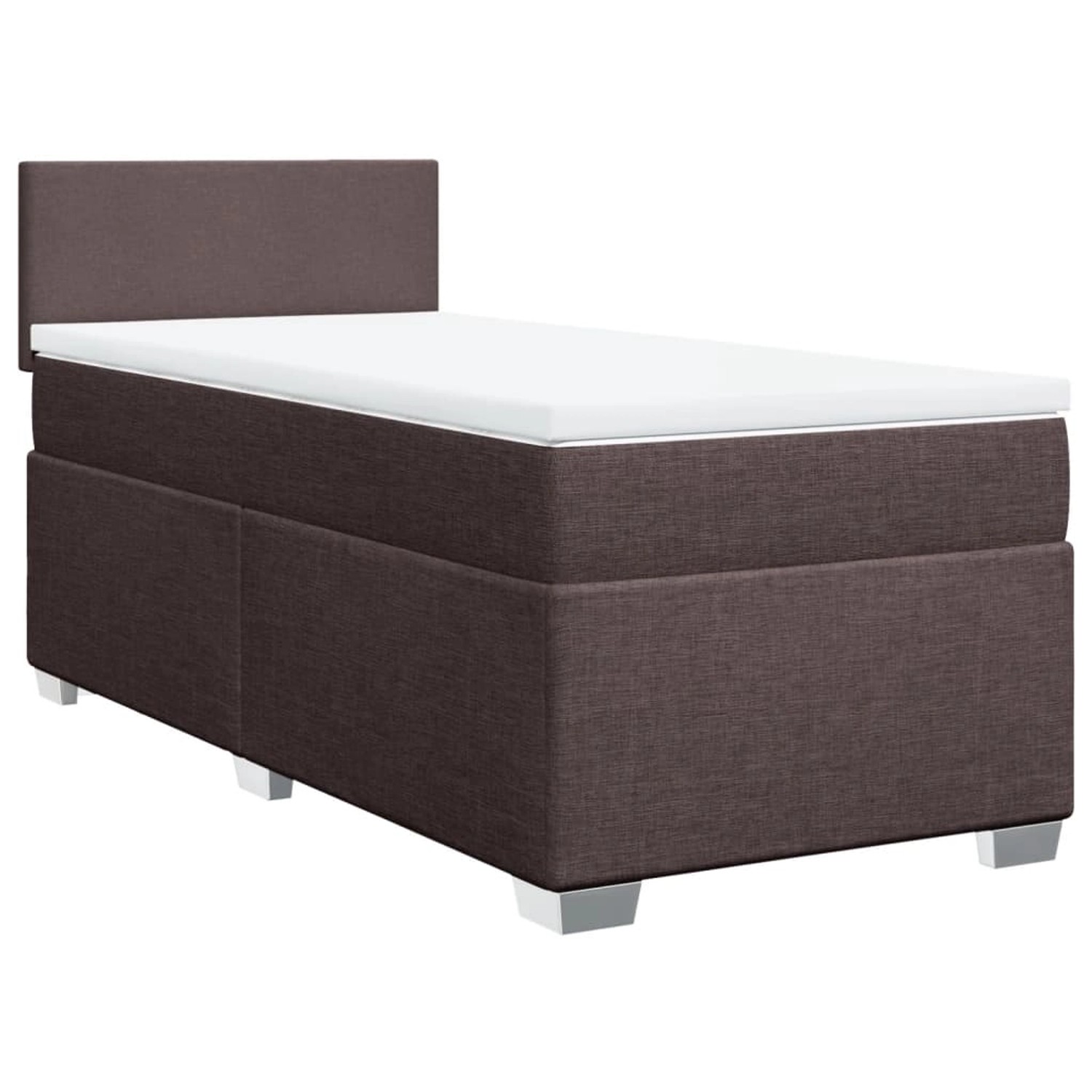 vidaXL Boxspringbett mit Matratze Dunkelbraun 90x200 cm Stoff2097787 vidaXL Boxspringbett mit Matratze Dunkelbraun 90x200 cm Stoff2097787 von VIDAXL
